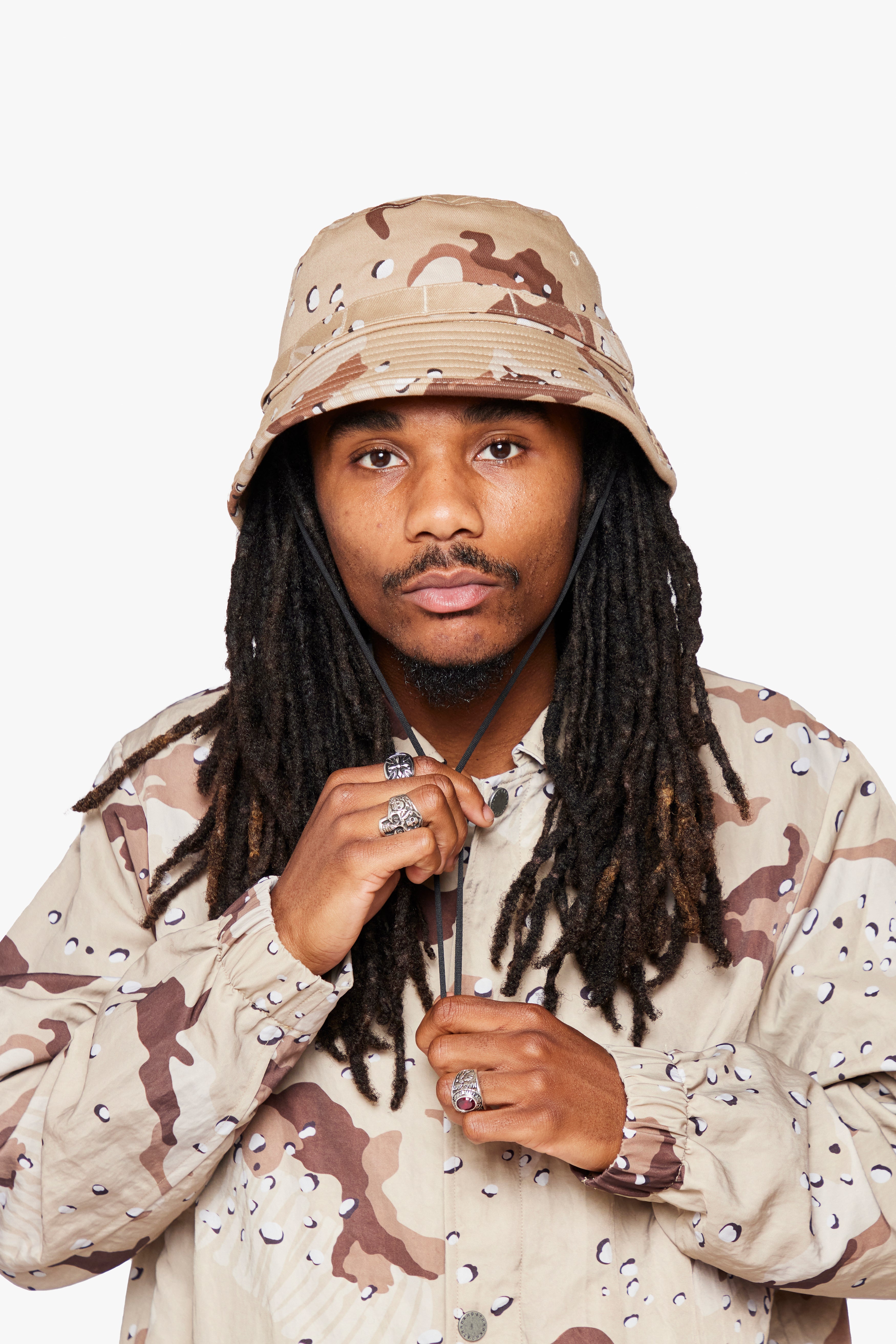 6Thneighborhood Camo Bucket Hat - Bungee Cord