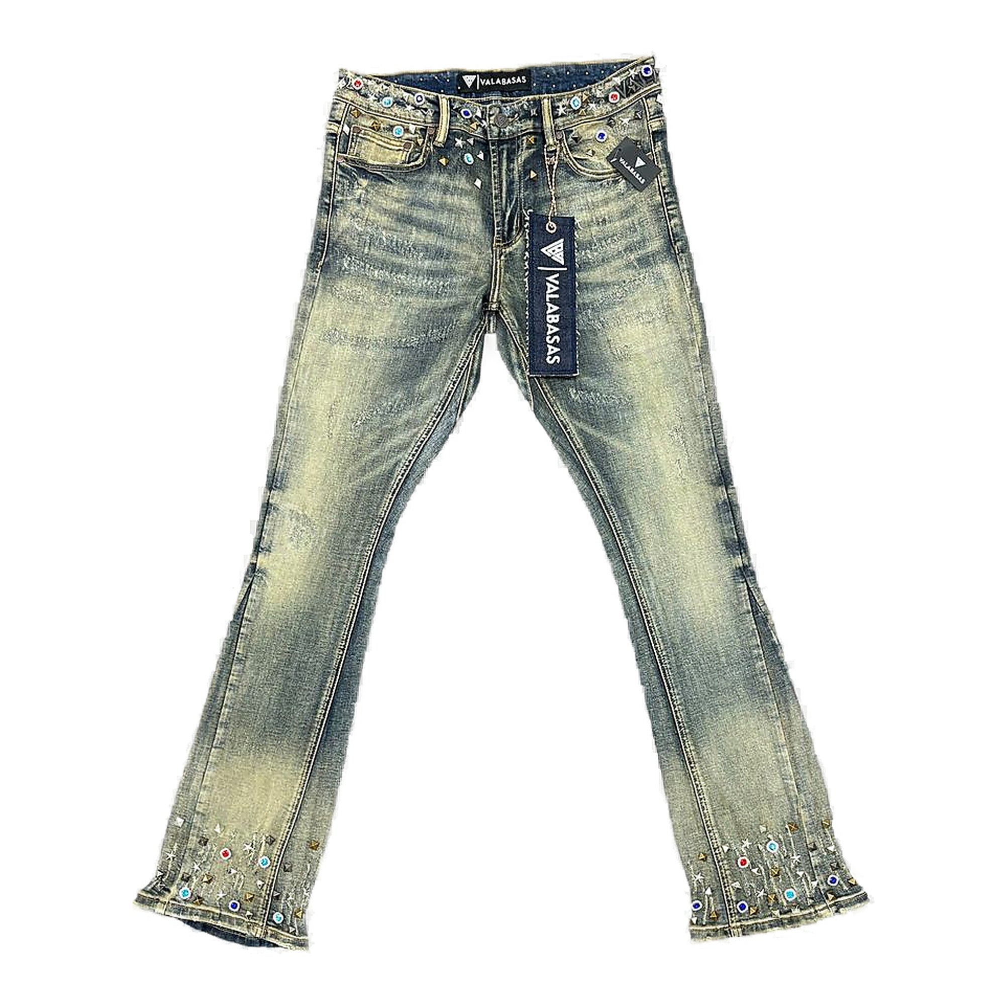 Valabasas Ion Stacked Jeans - Embellished