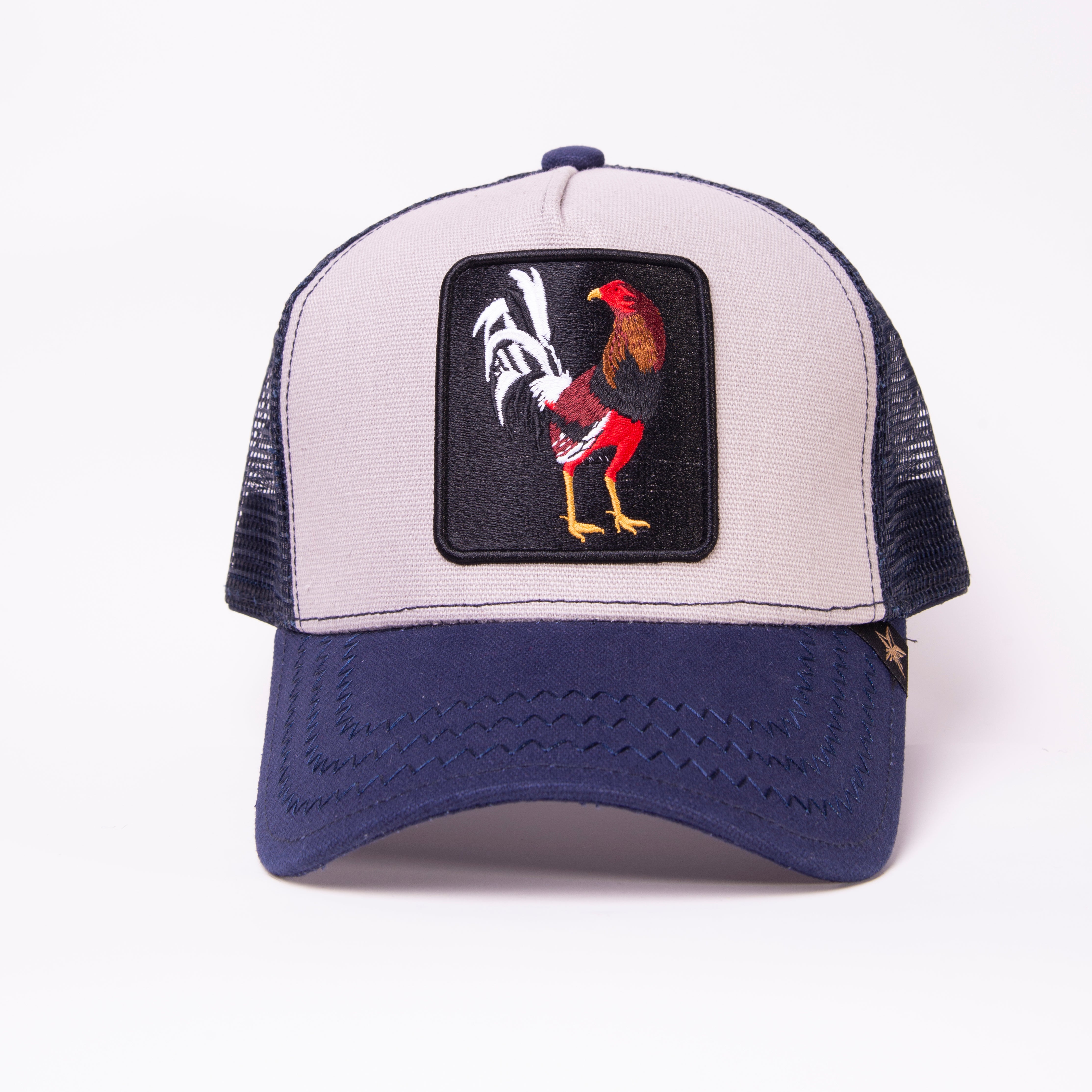 Gold Star Rooster Hats - Blue
