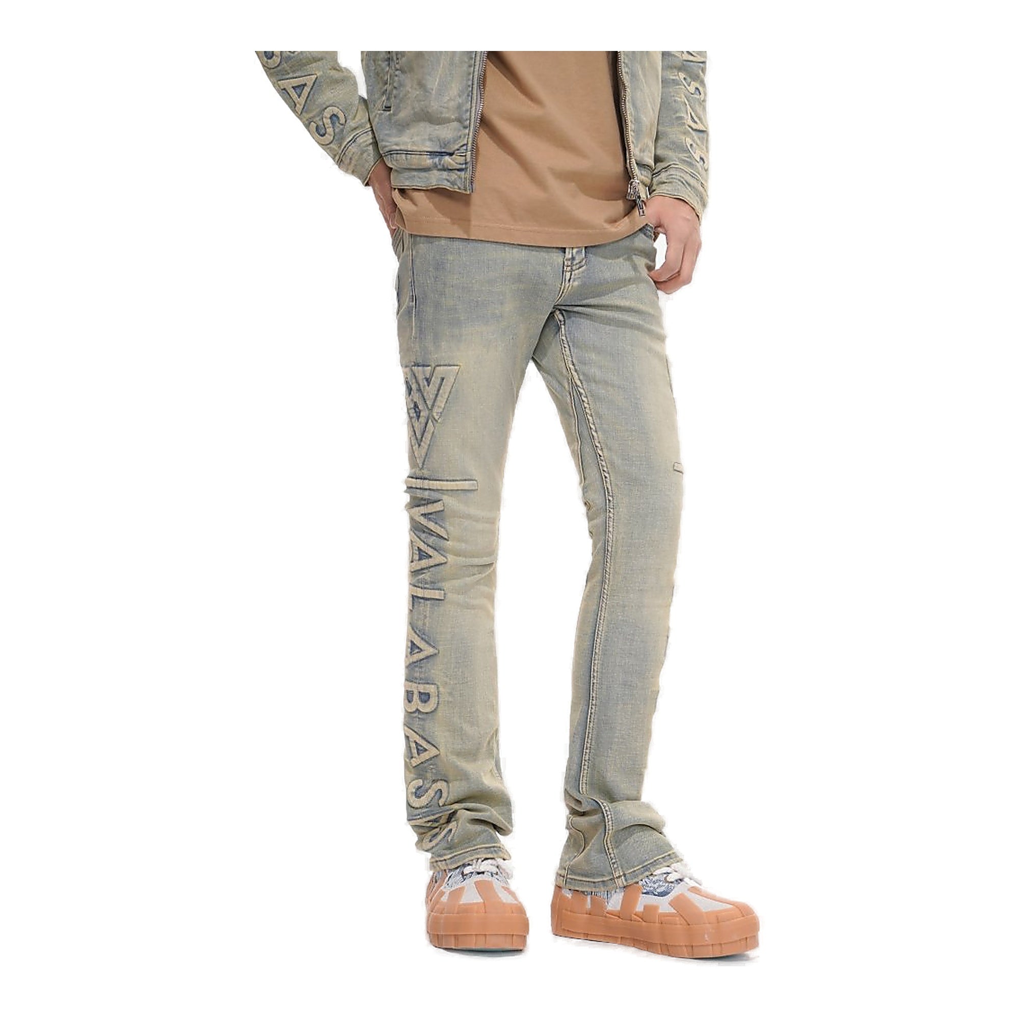 Valabasas Lore Light Vintage Blue Stacked Jeans - Light Wash