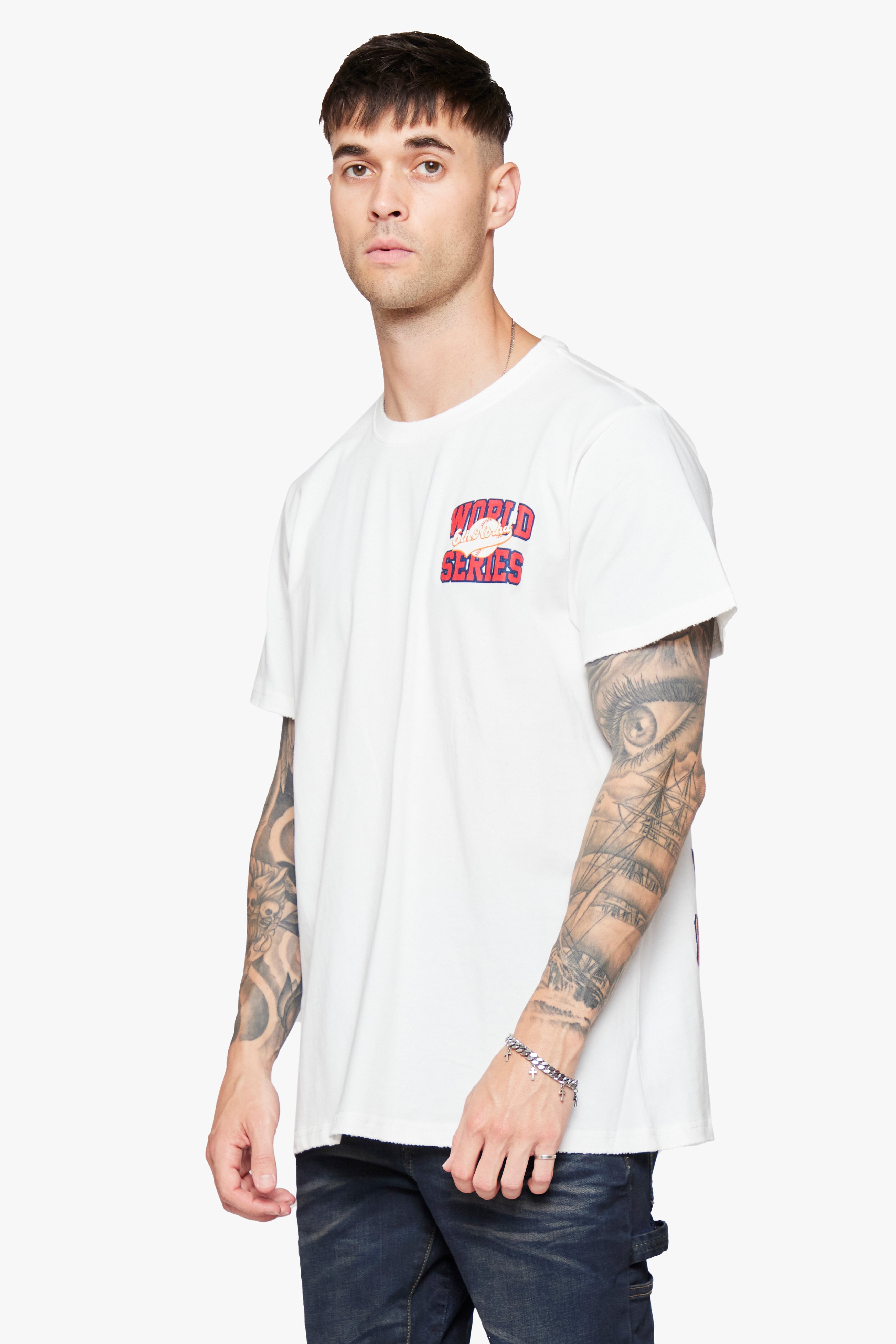 6Th Nbrhd Homerun Men's T-Shirt - White
