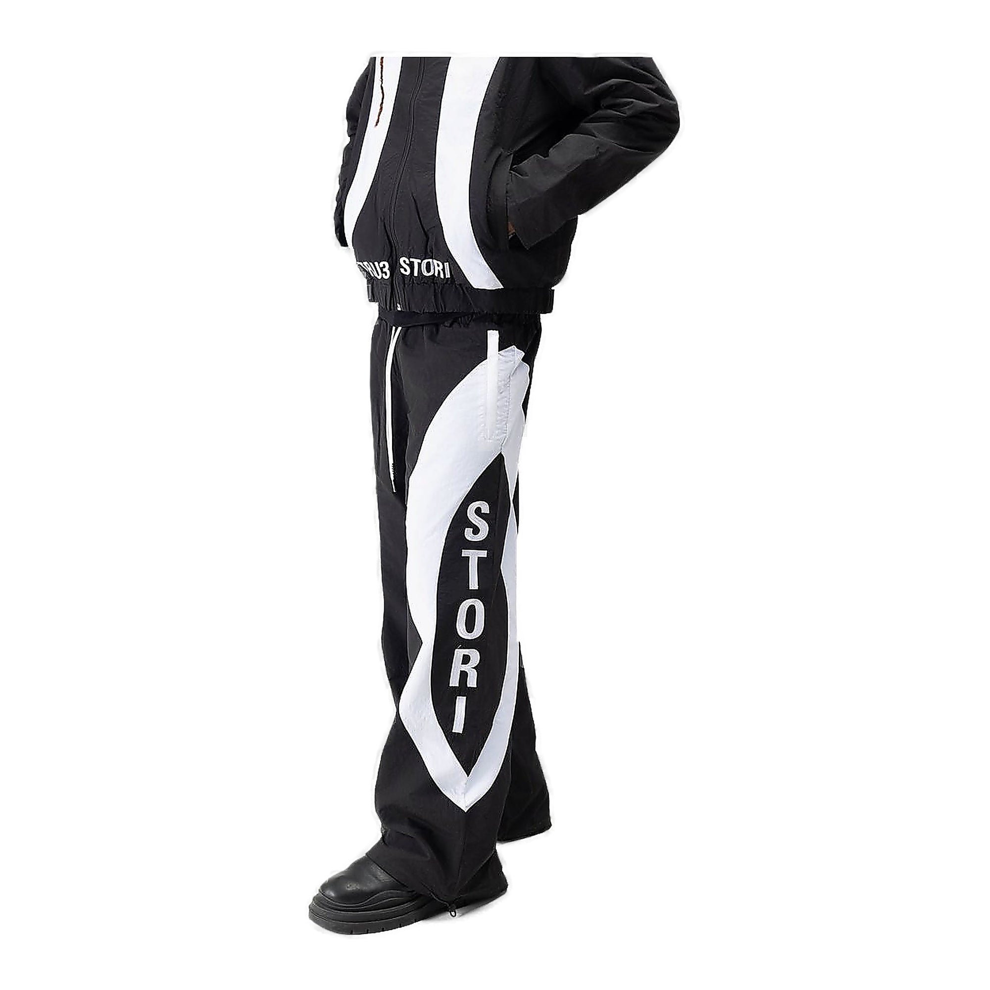 Tru3Stori Speedway Track Pants - Graphic