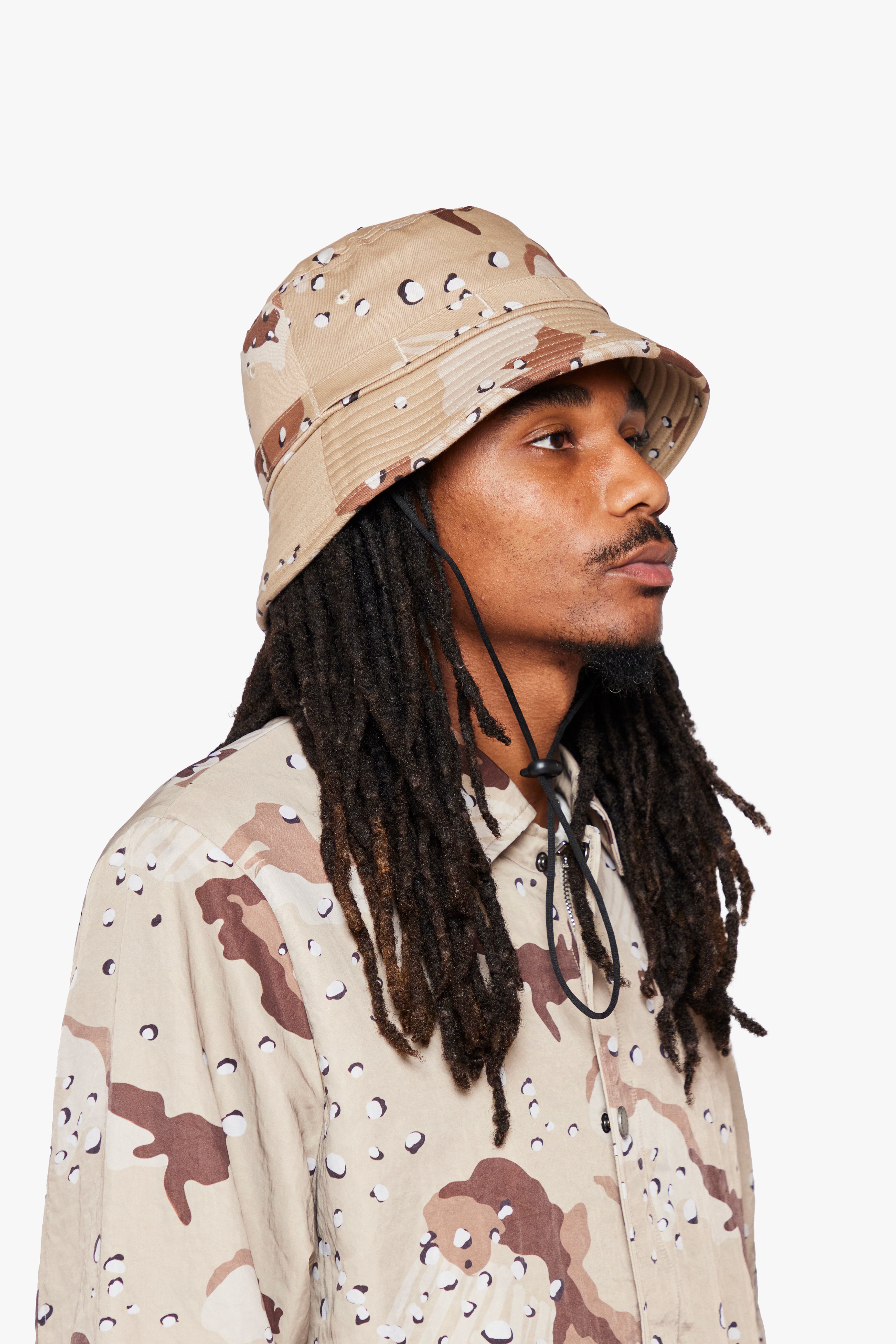 6Th Nbrhd Camo Bucket Hat - Bungee Cord