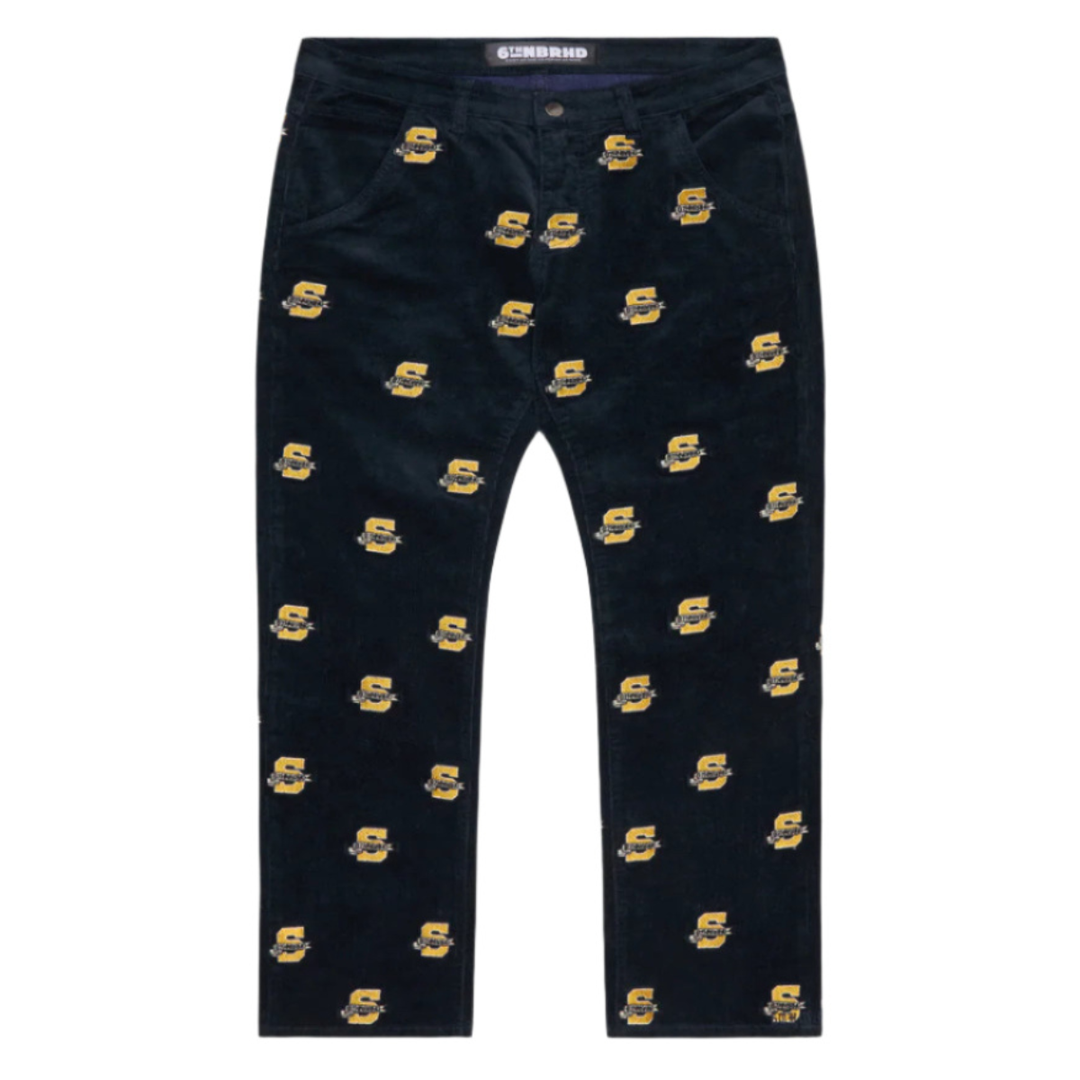 6Th Nbrhd "Slacks" Pants - Embroidered