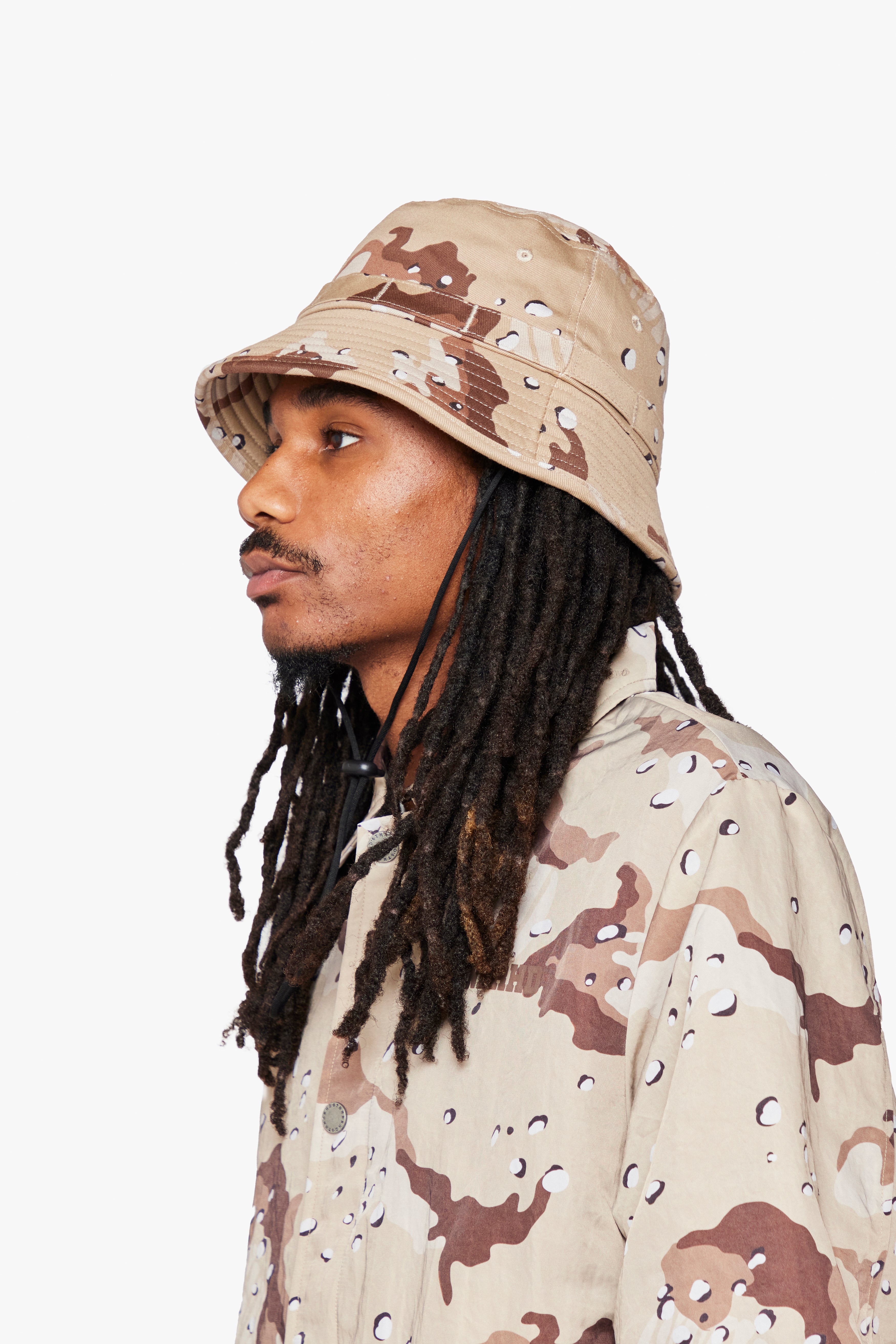 6Th Nbrhd Camo Bucket Hat - Bungee Cord