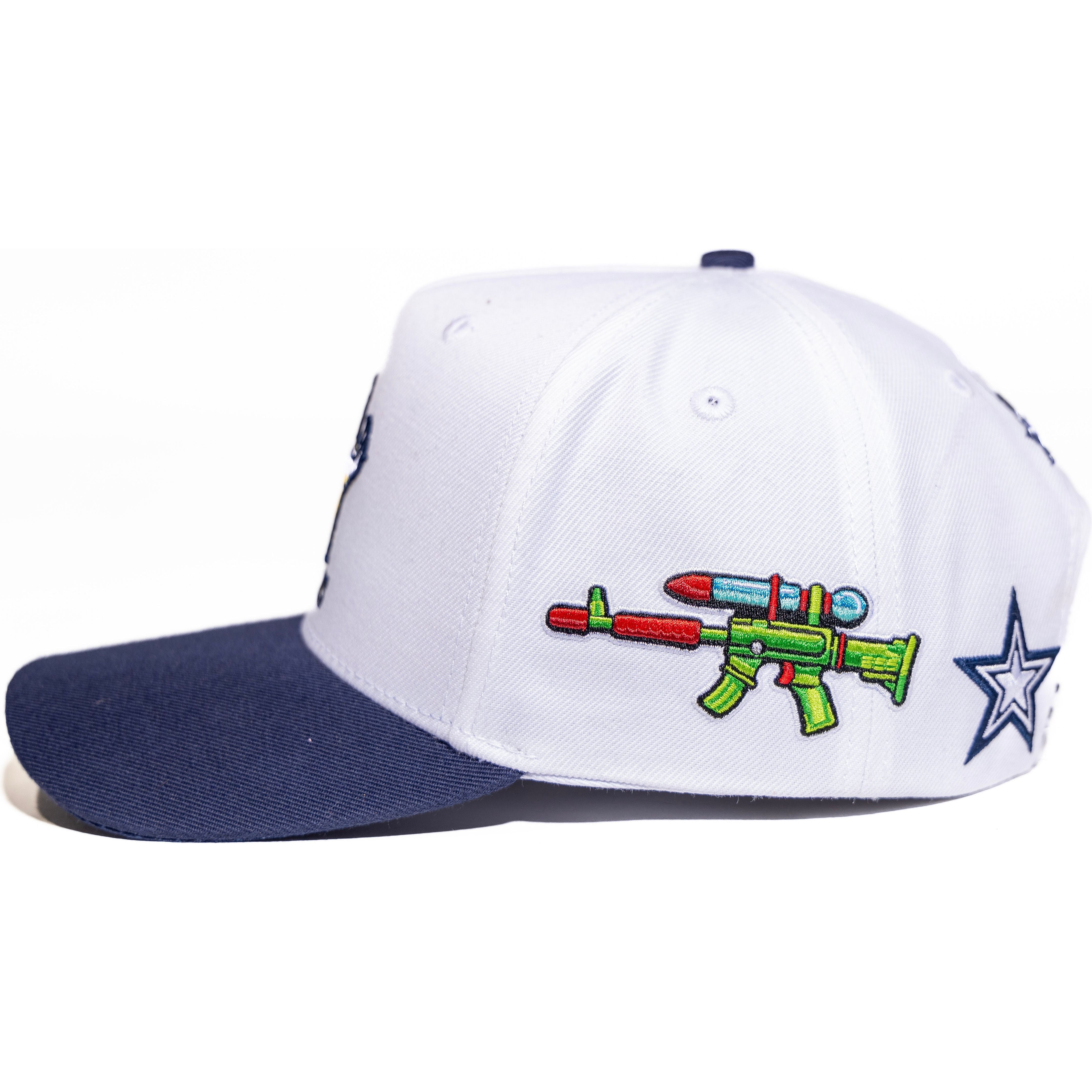 Gth "Dallas Them Boys Snapback" Hat - White