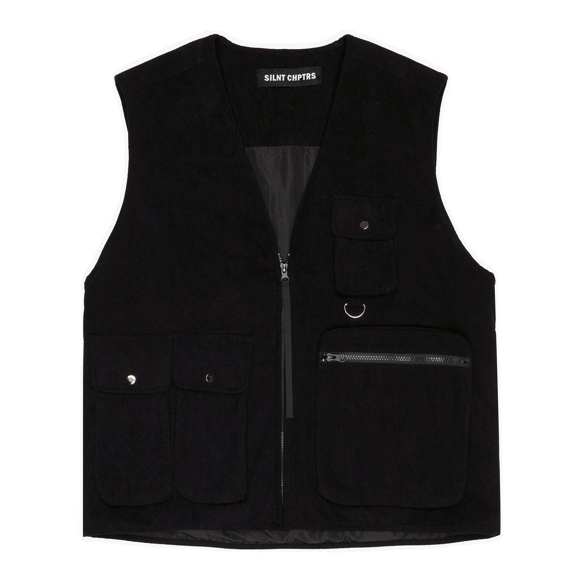 Silnt Chptrs "Sergeant" Men's Vest - Black