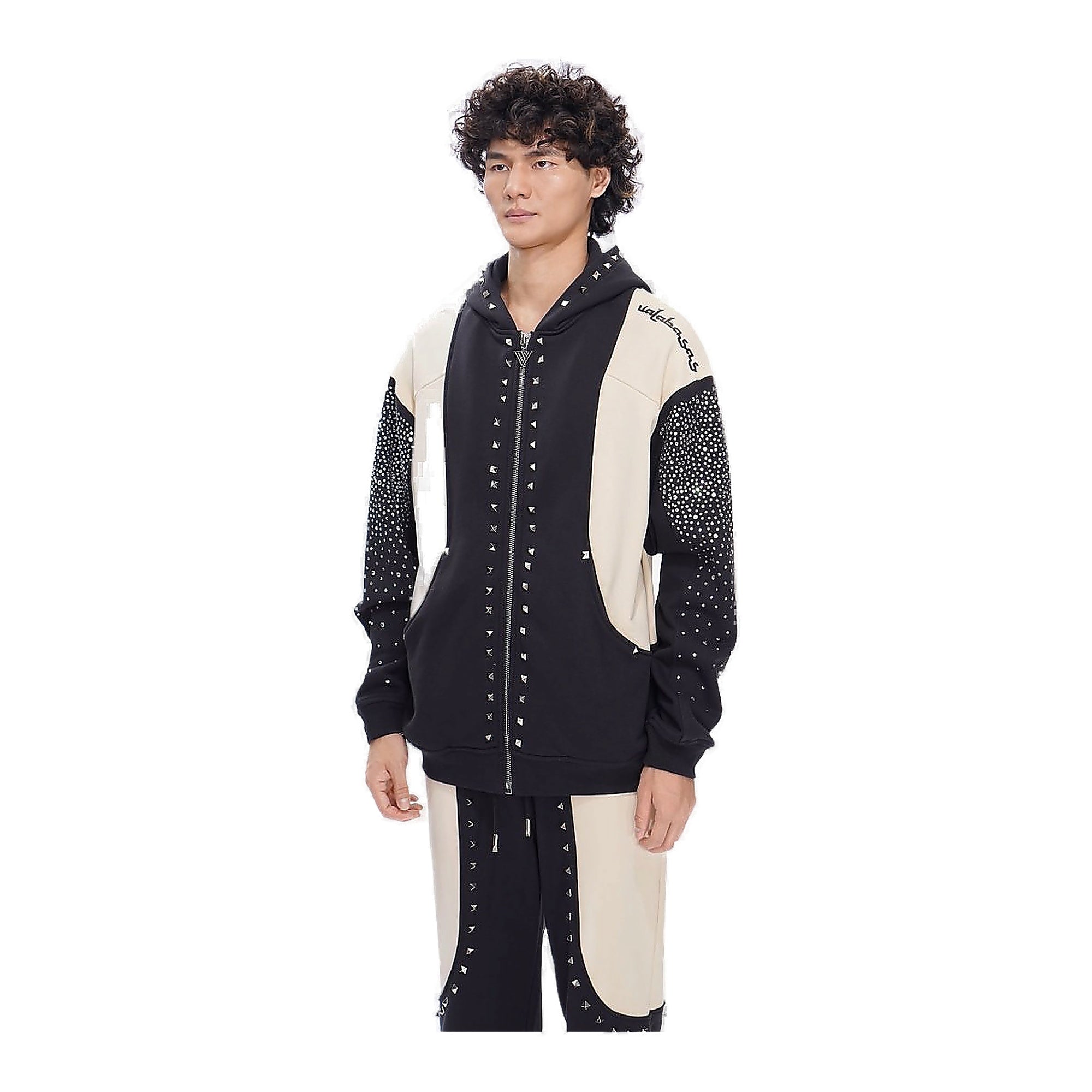 Valabasas Rhinestone Jacket - Studded Black