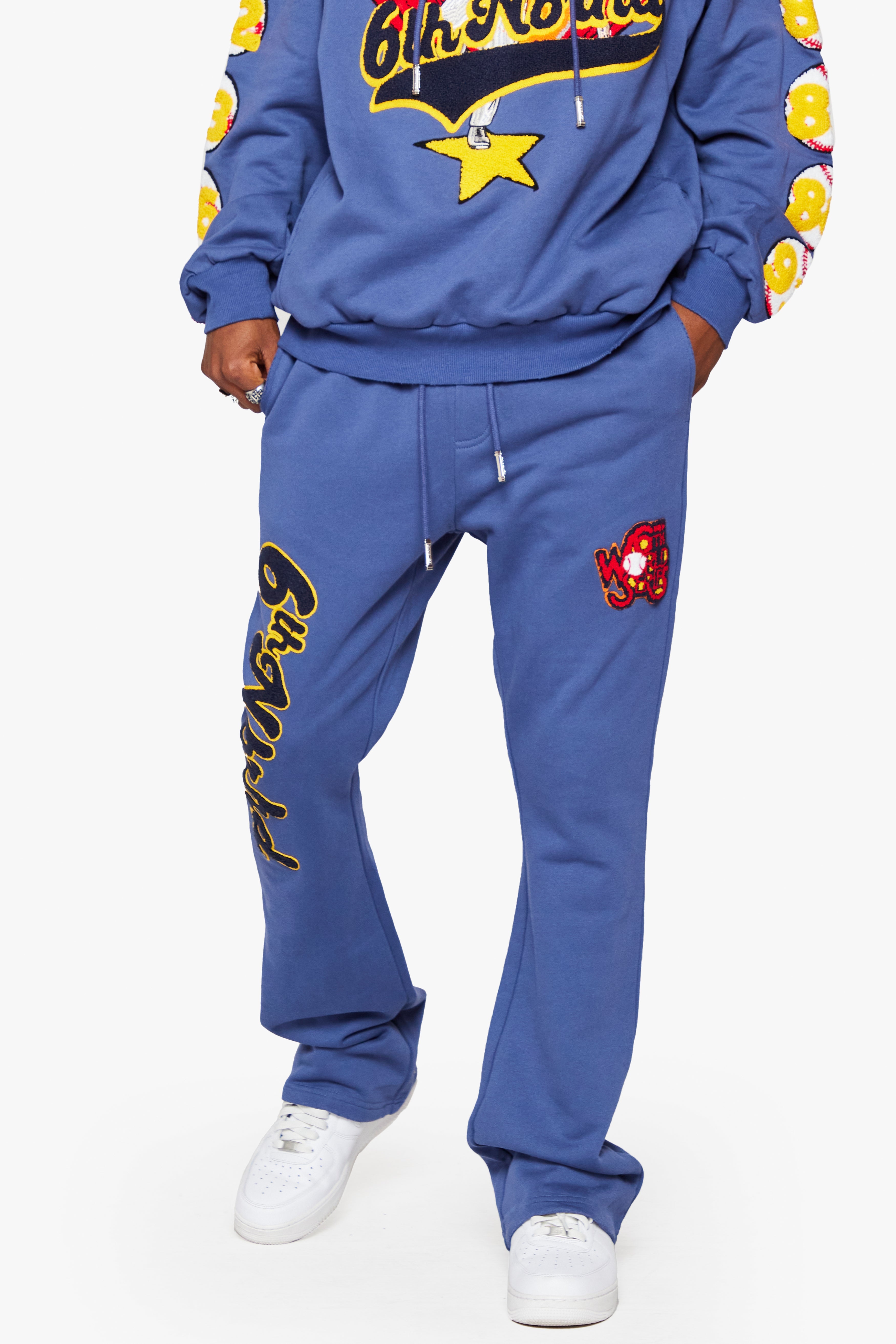 6Th Nbrhd Champs Men's Sweatpants - Blue
