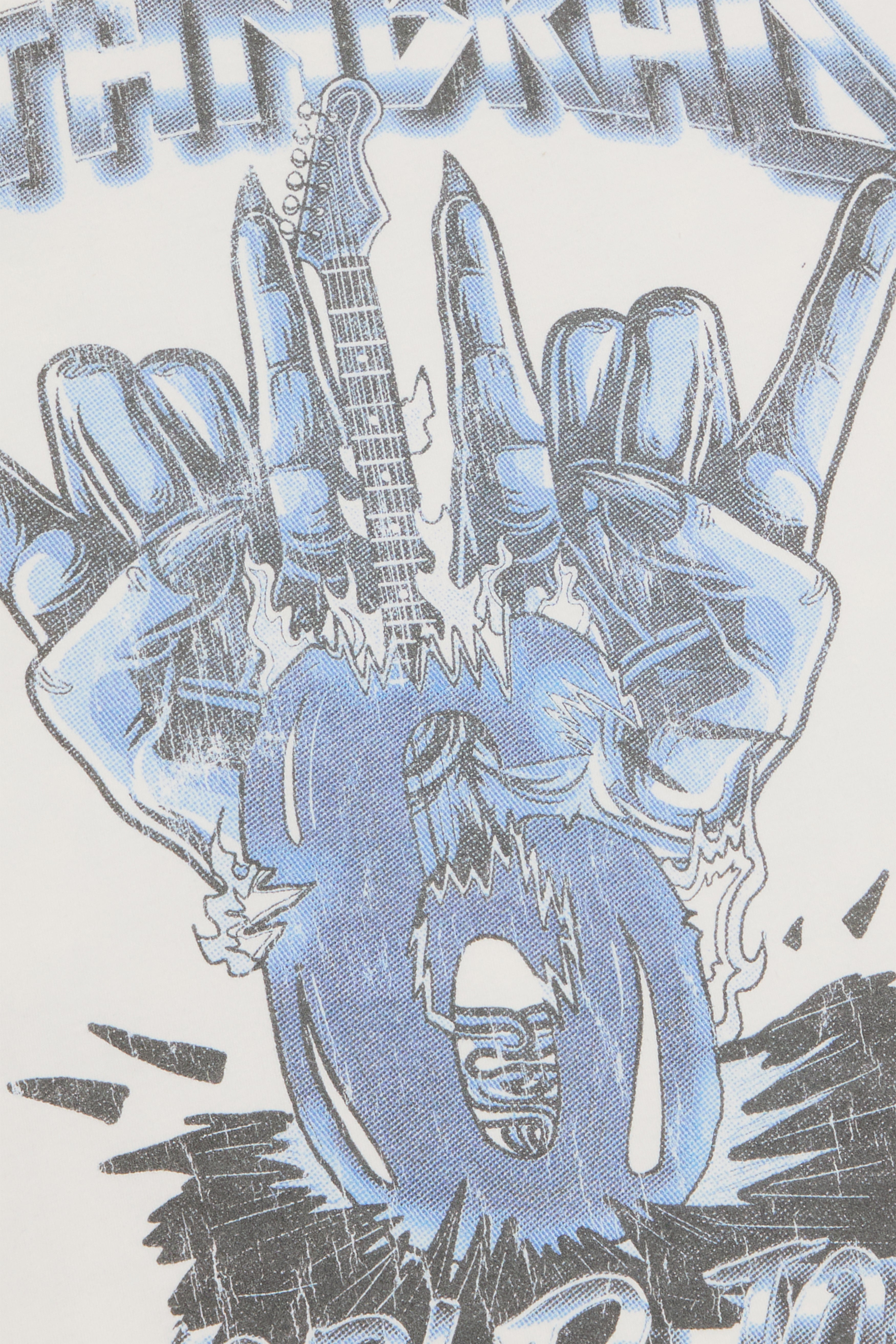 6Th Nbrhd Heavy Metal Men's T-Shirt - White