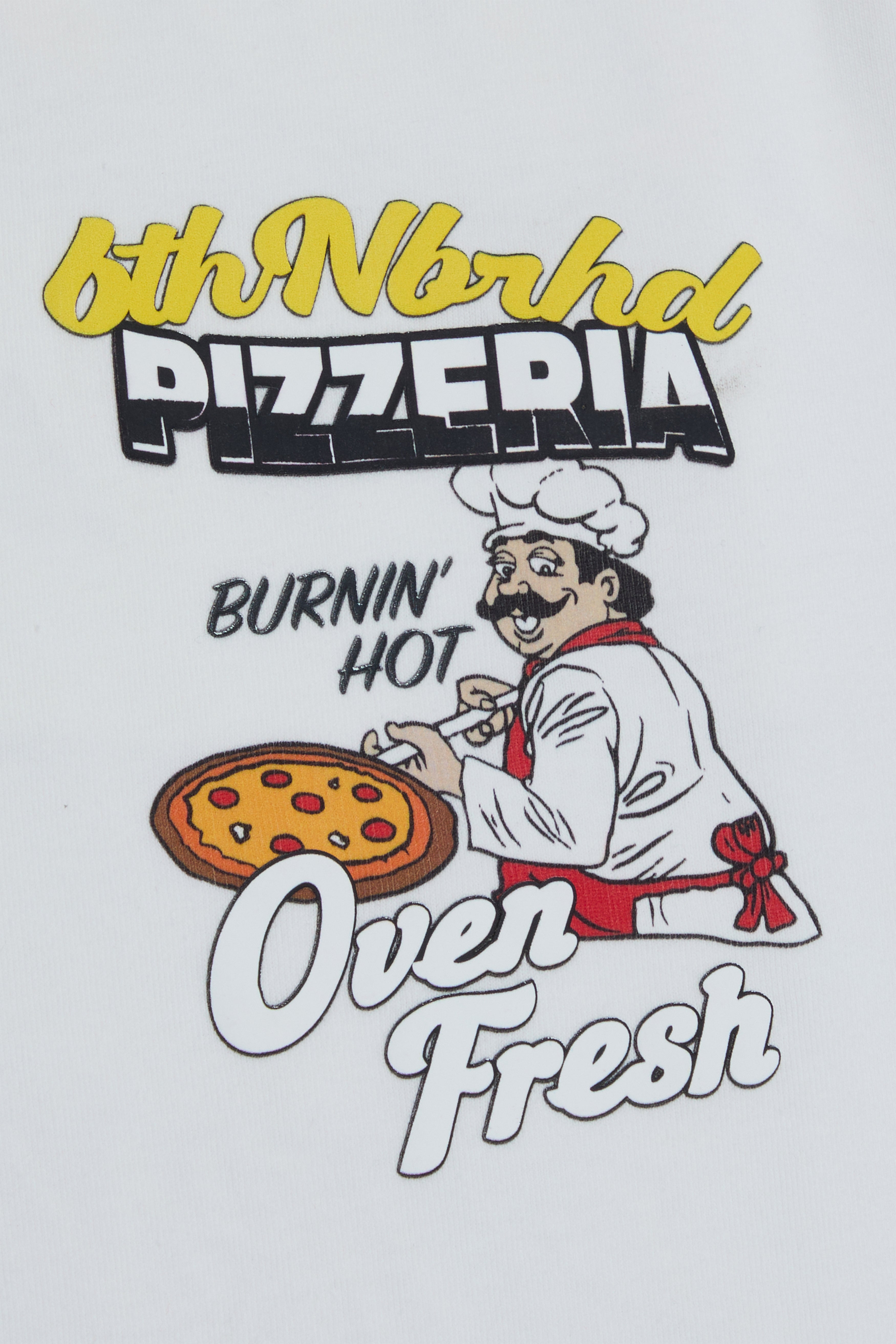 6Th Nbrhd Oven Fresh Men's T-Shirt - White