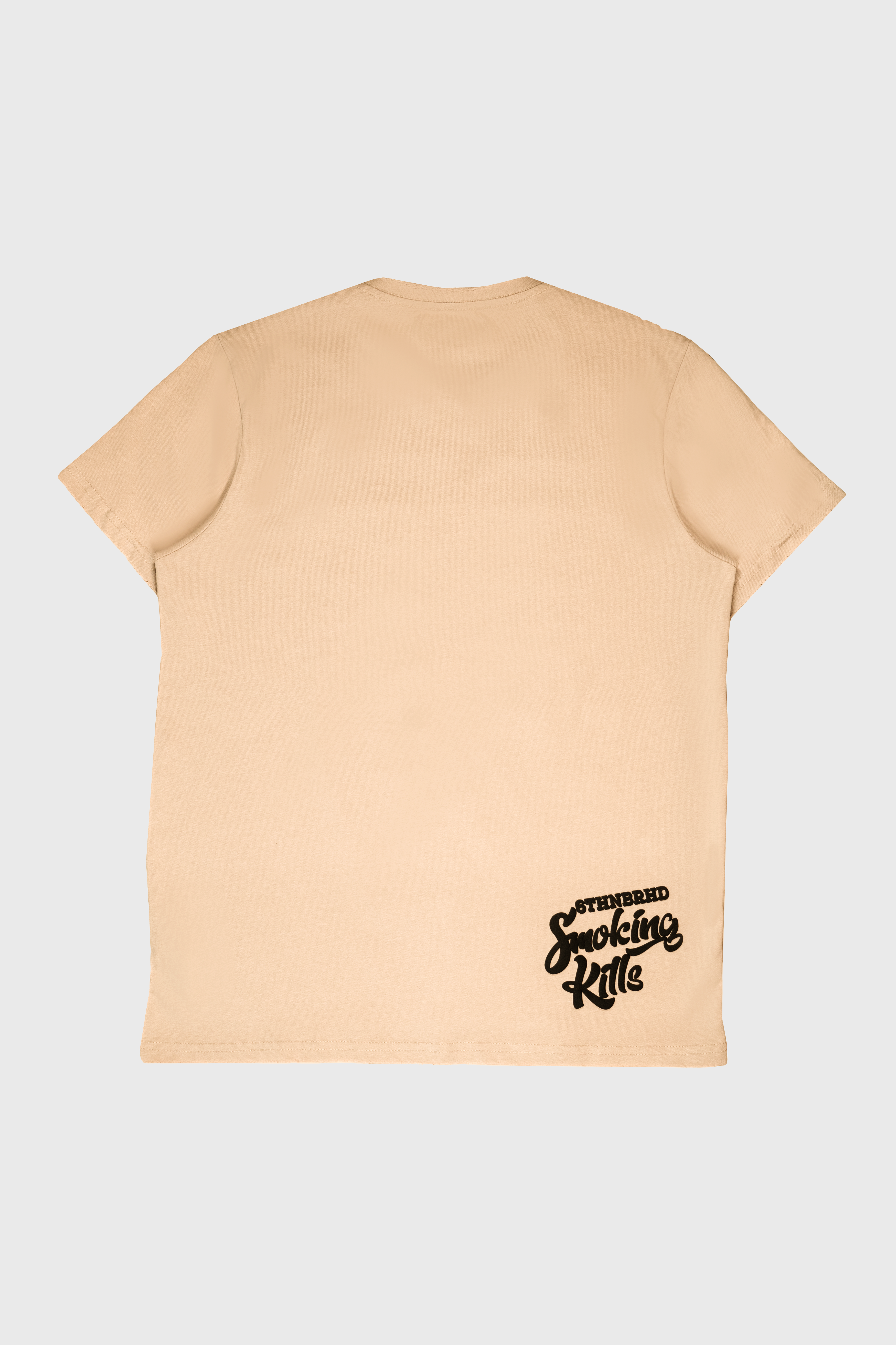 6Th Nbrhd No Smokes Men's T-Shirt - Beige
