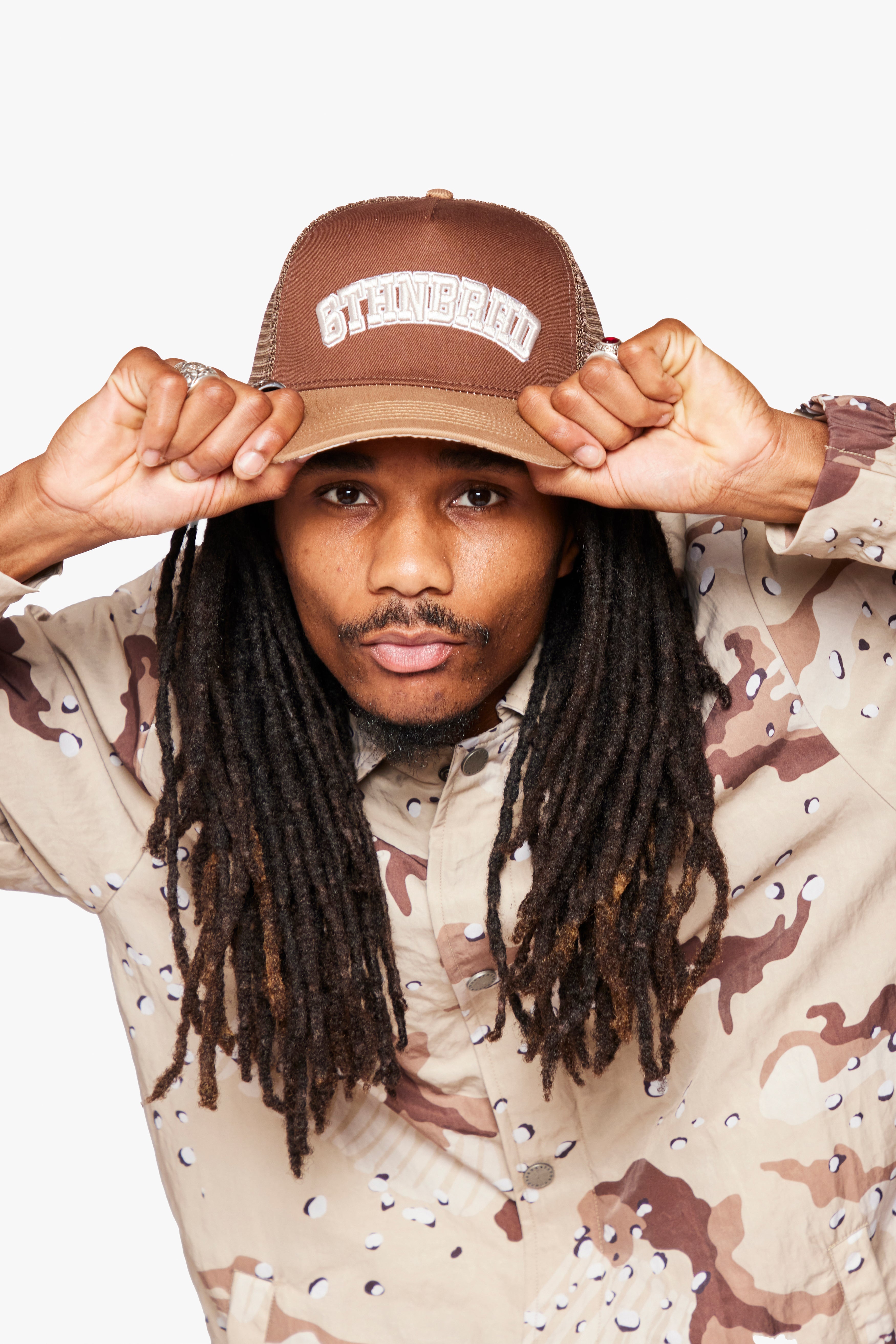 6Thneighborhood Logo Snapback Hat - Mesh