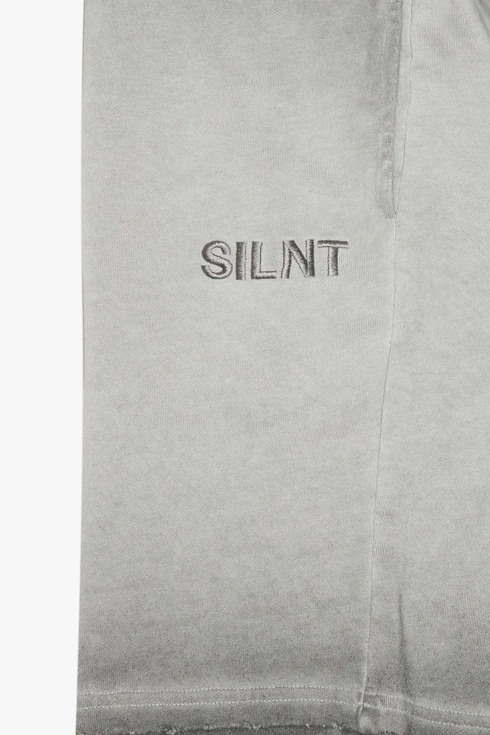 Silnt Chptrs Logo Shorts - Raw Cut Hem