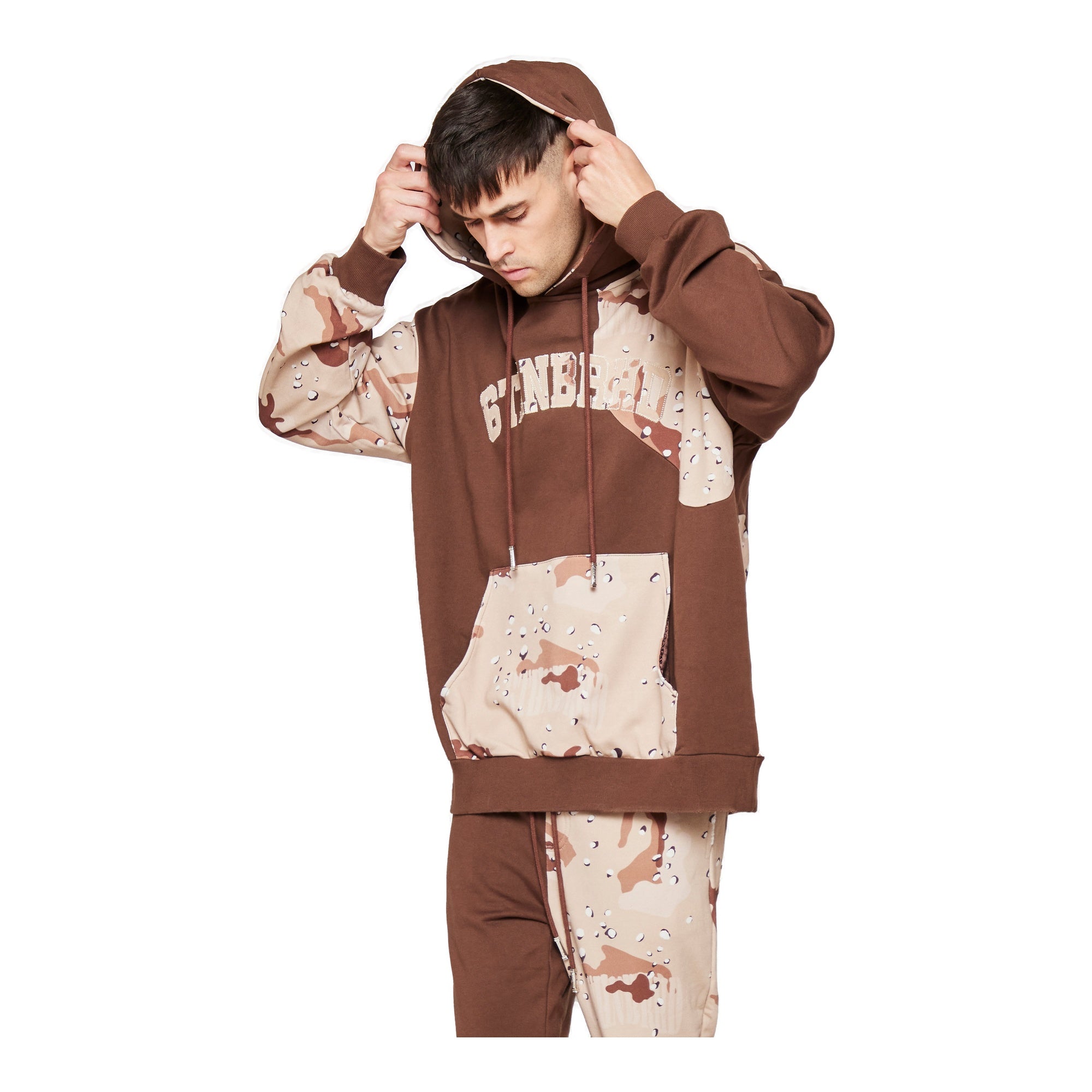 6Th Nbrhd Fort Men's Hoodie - Brown