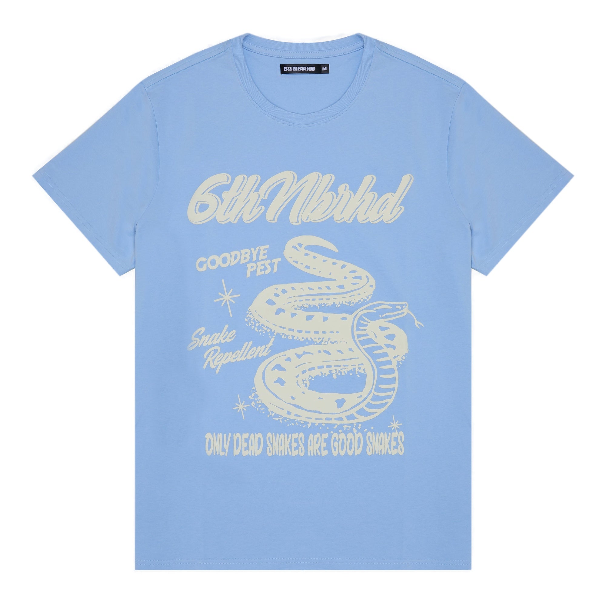 6Th Nbrhd Goodbye Pest T-Shirt - Blue
