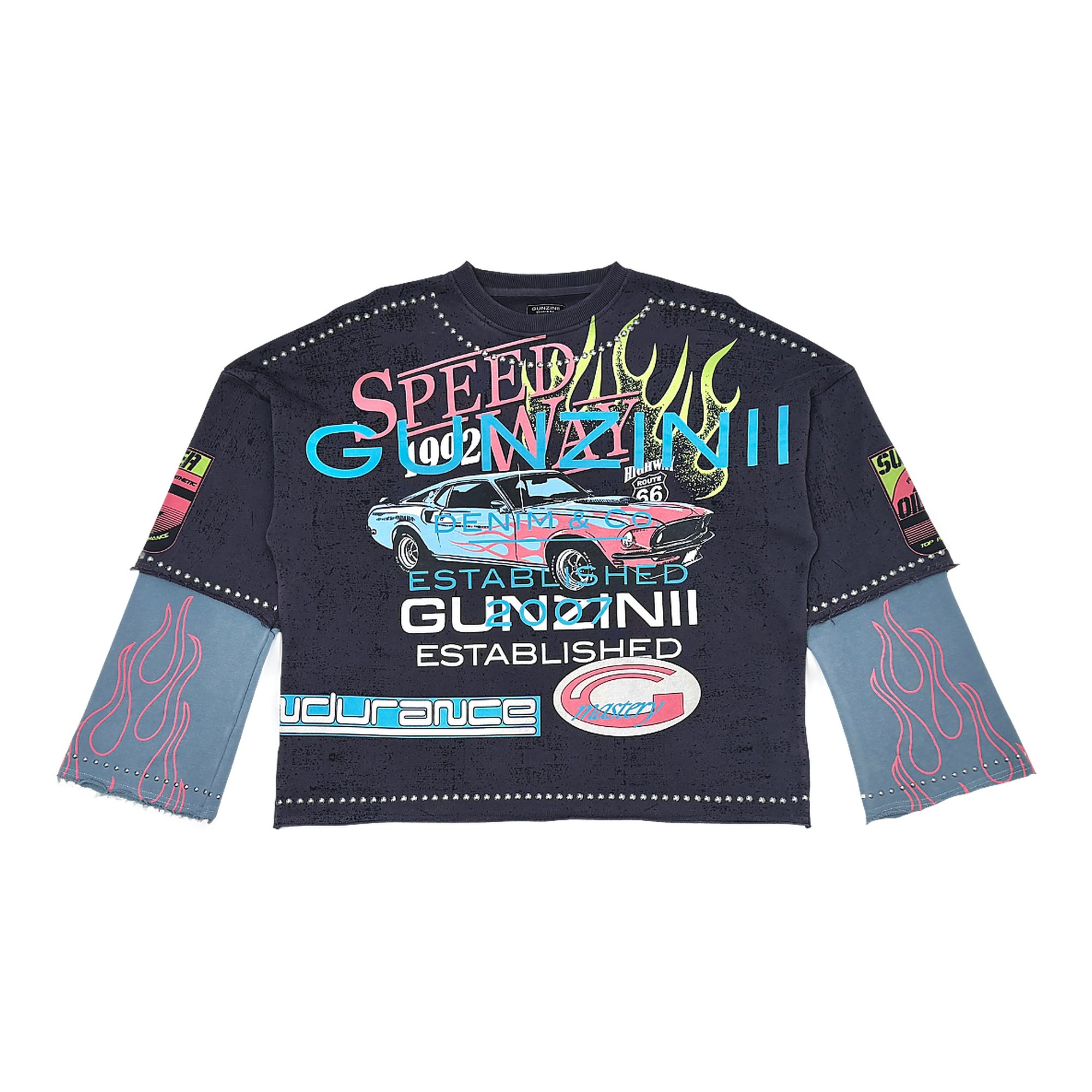 Gunzinii Long Sleeve Top - Dark Blue