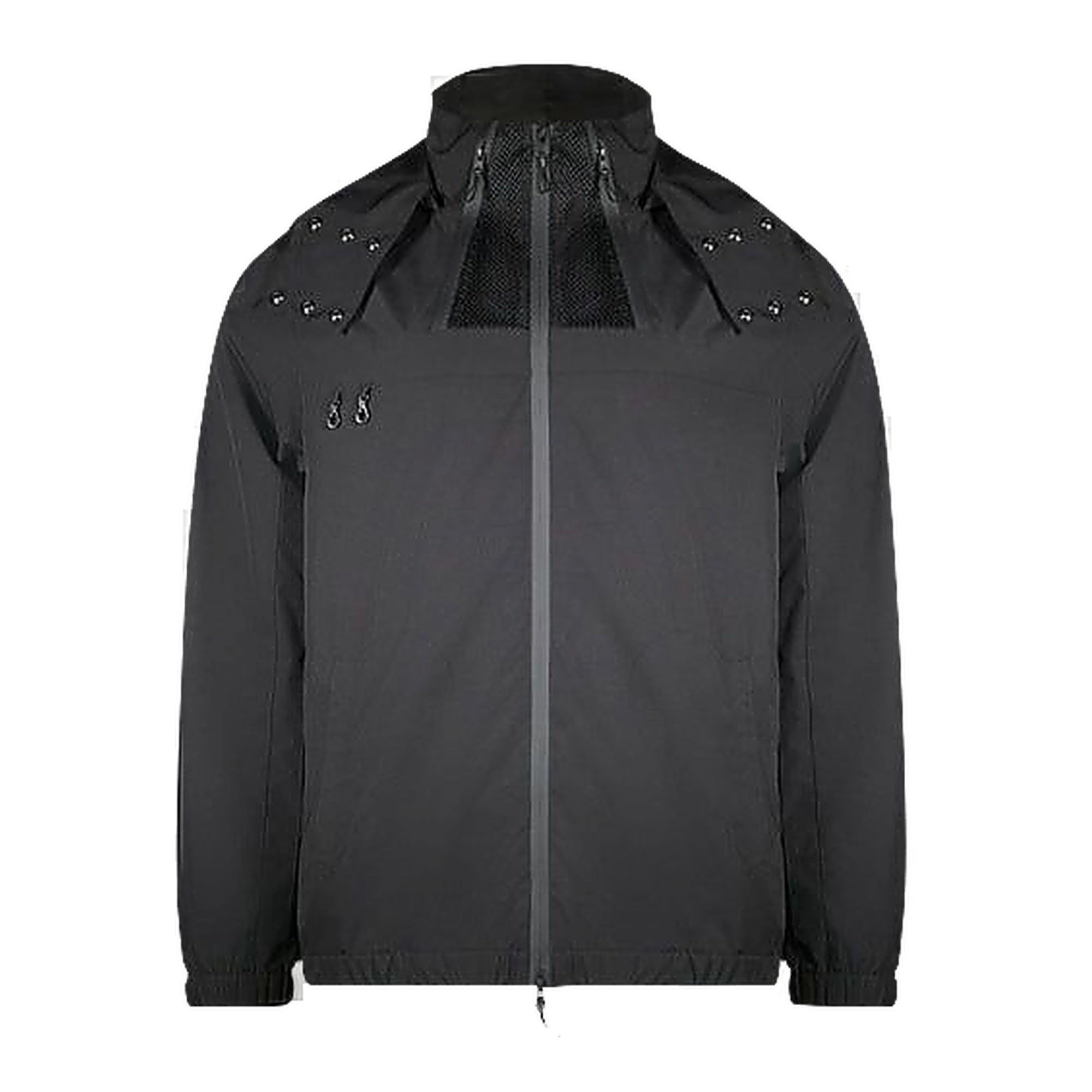 The Hideout White Lines Waterproof Utility Men's Jacket - Mesh Panel