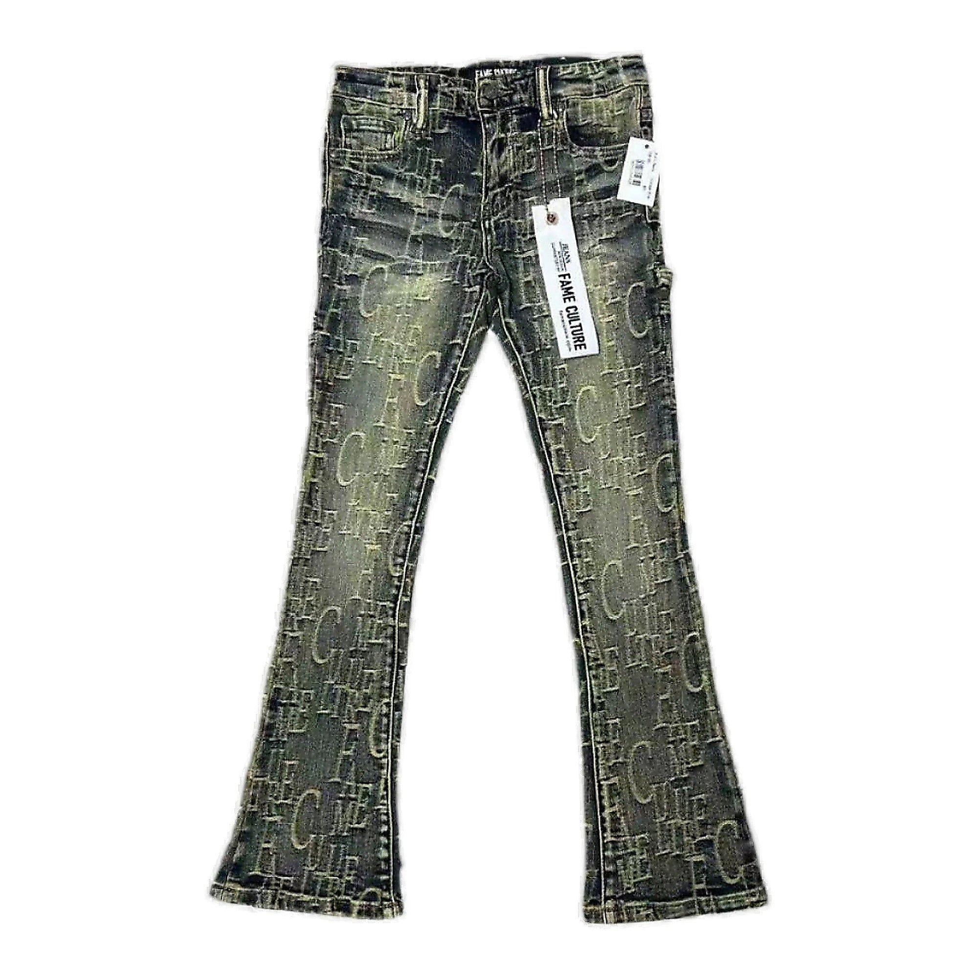 Fame Culture "Puzzled" Jeans - Dark Wash
