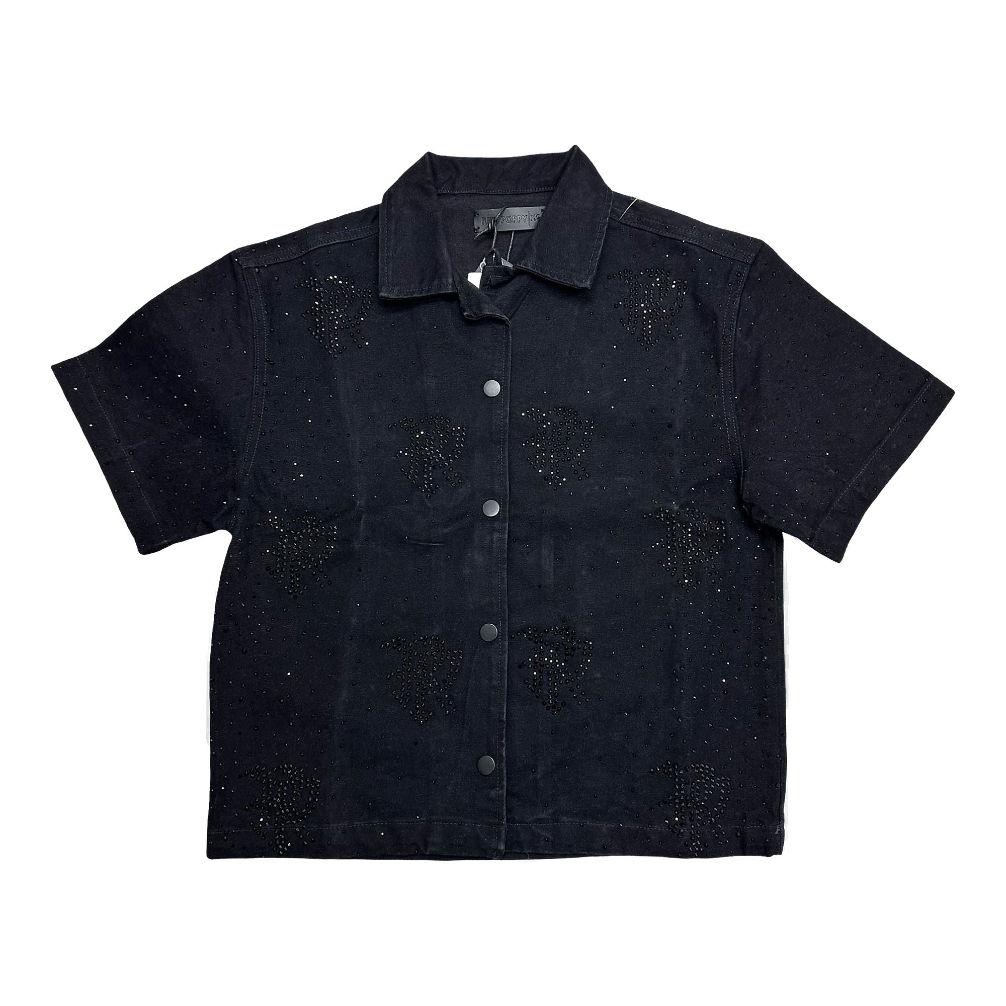 Red Poppy Cropped Fit Shirt