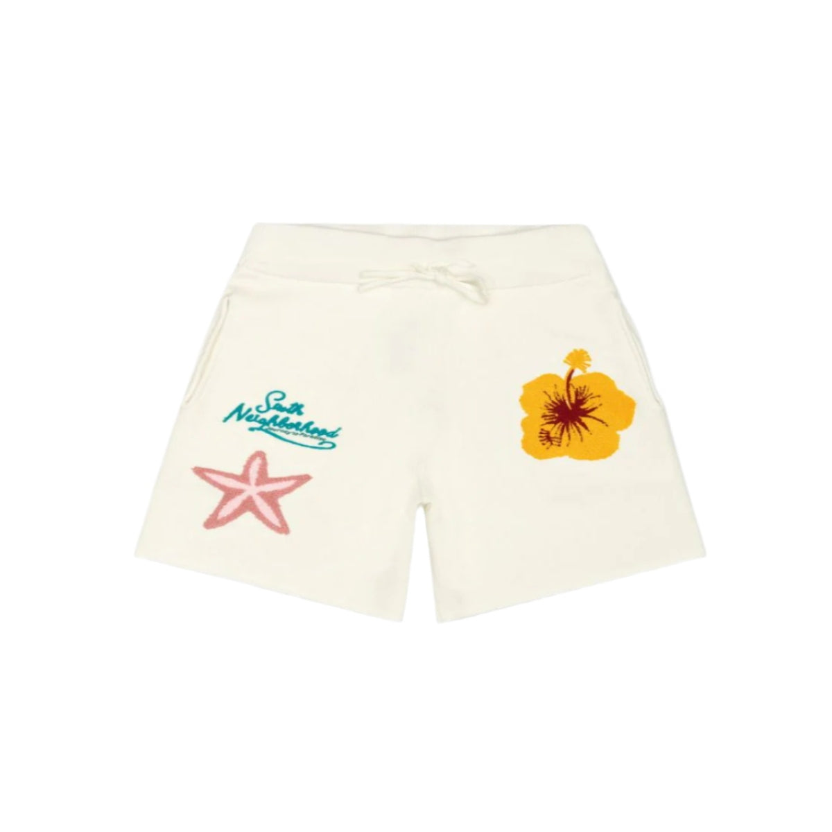 6Th Nbrhd "Waves" Shorts - Embroidered