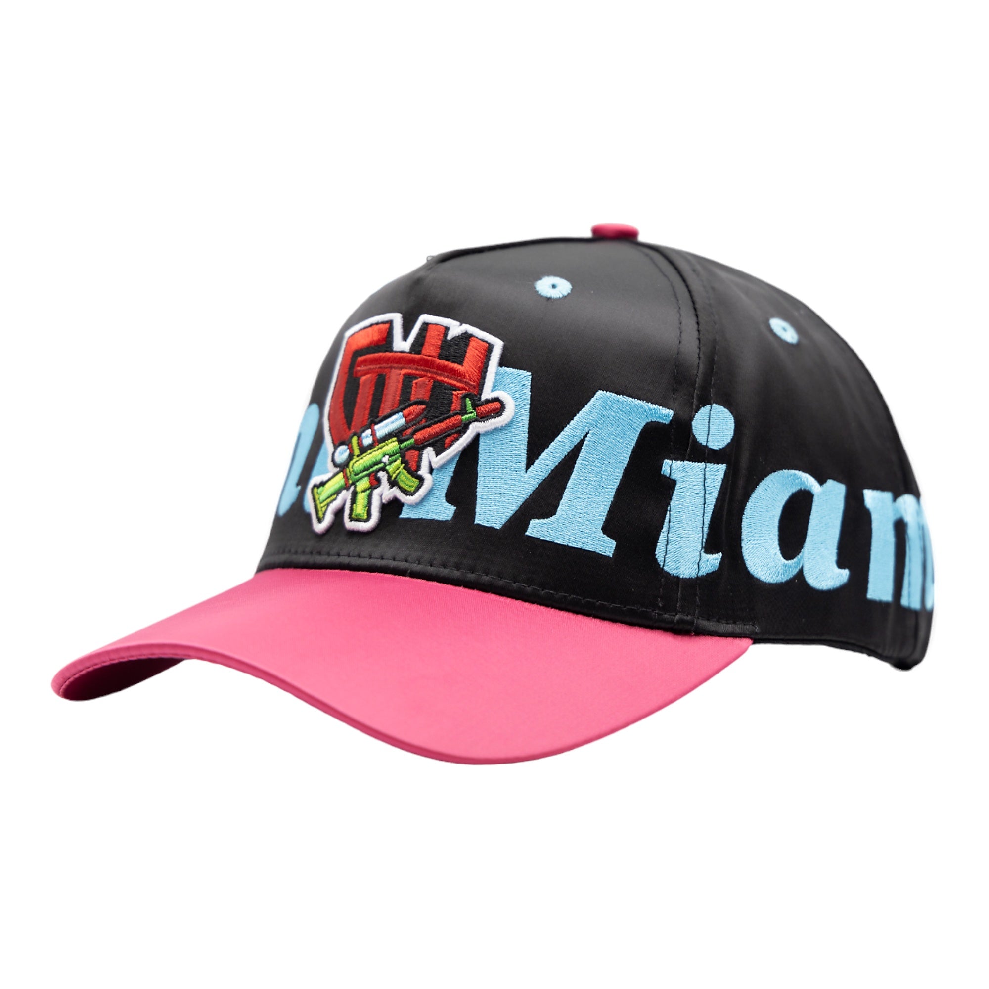 Gth Gth Miami All Around Snapback Hat - Black