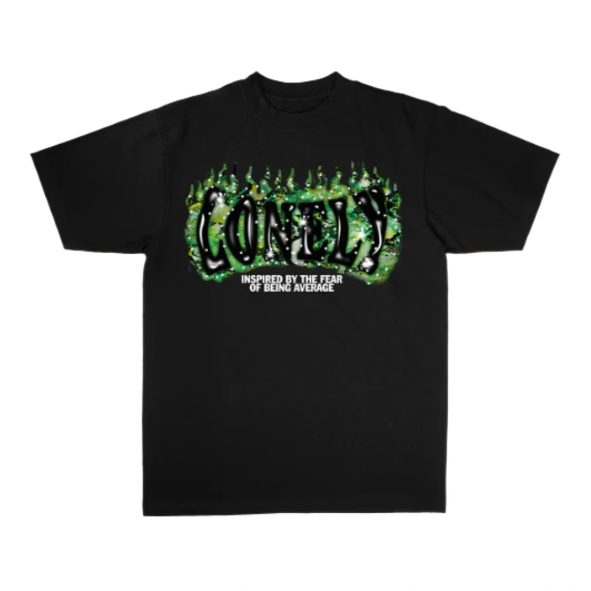 Lonely Hearts Club "The Fear Of Being Average" T-Shirt - Black