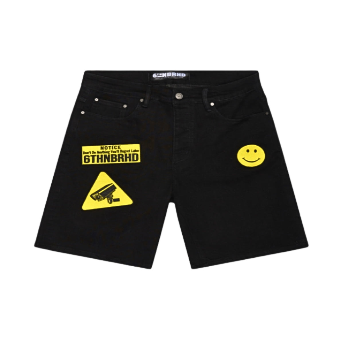 6Th Nbrhd "Surveillance" Shorts - Black