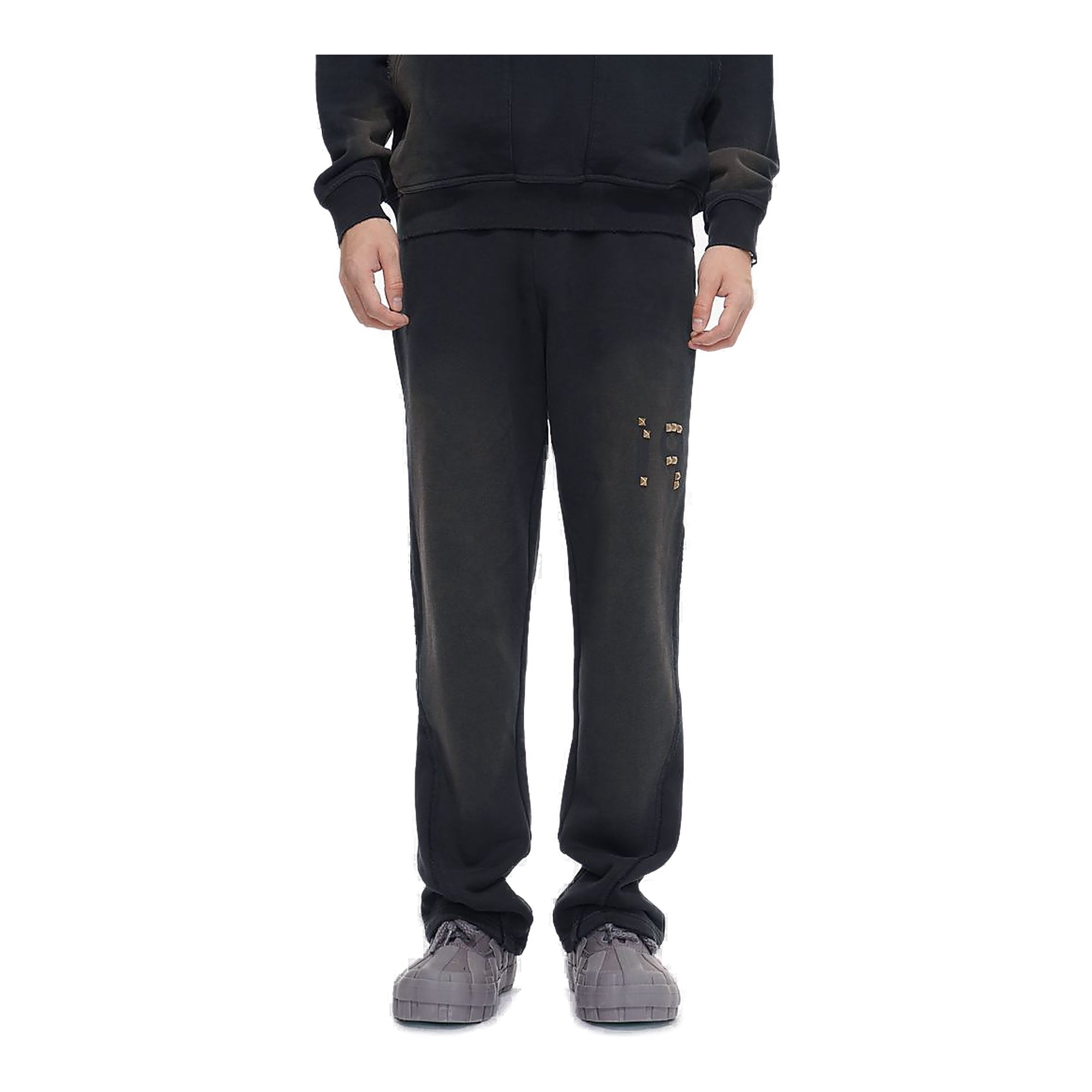 Valabasas Stand Black And Blue Pants Sweatpants - Embroidered Details