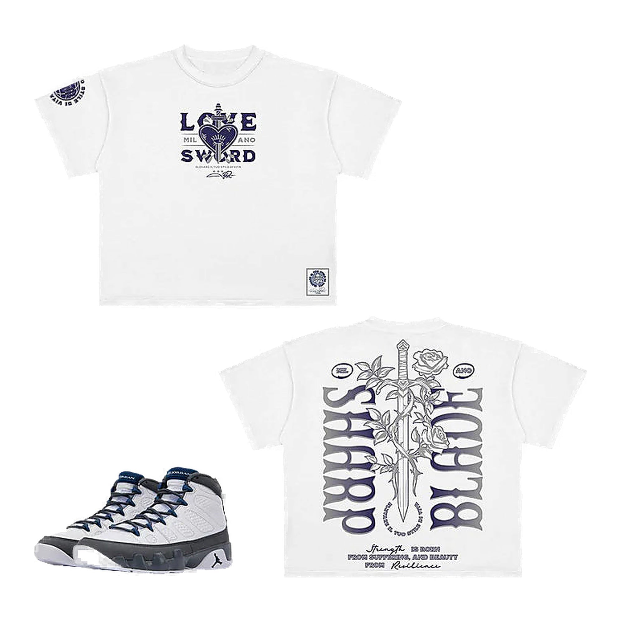 Premium Love Sword T-Shirt - Graphic