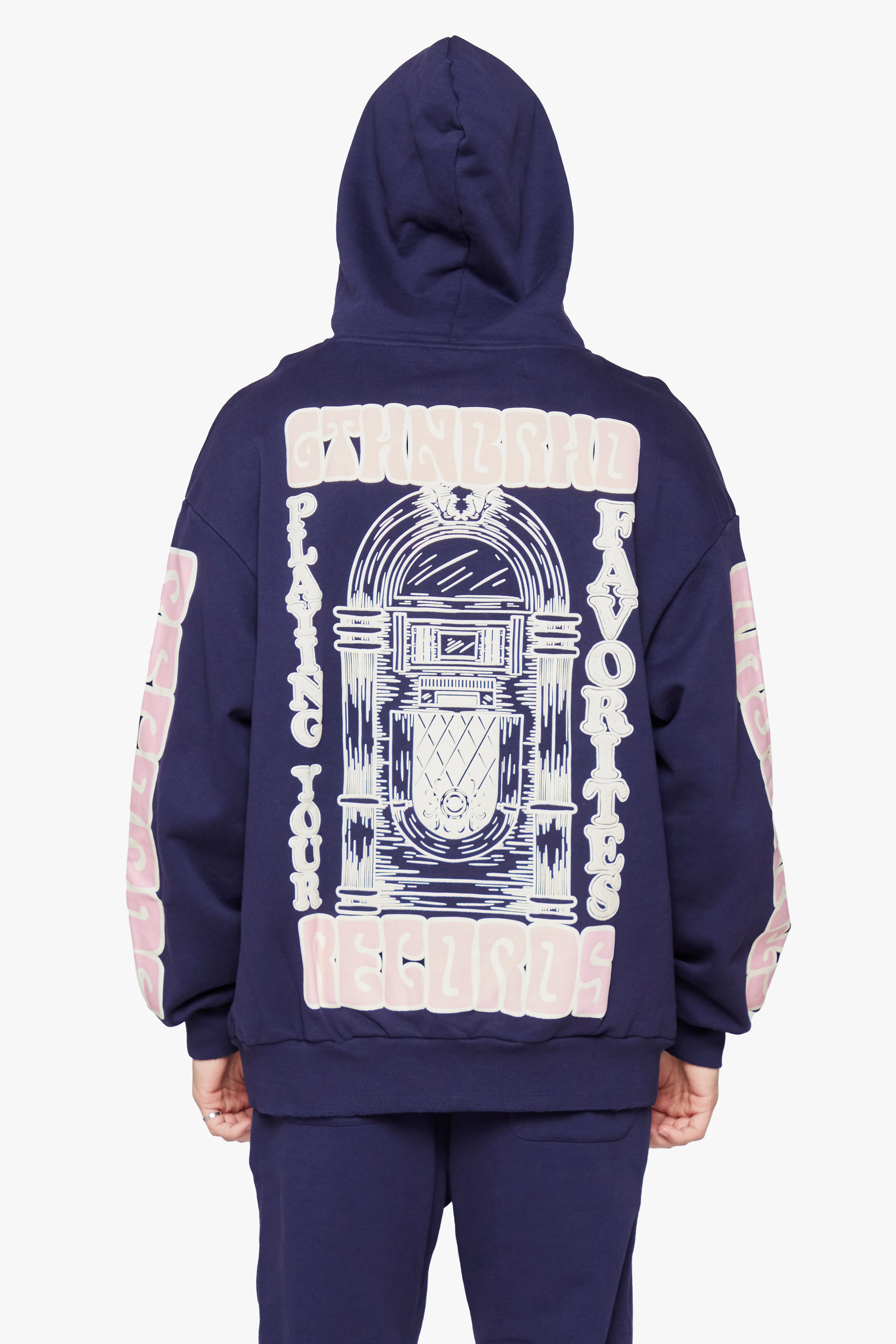 6Th Nbrhd Radio Men's Hoodie - Navy