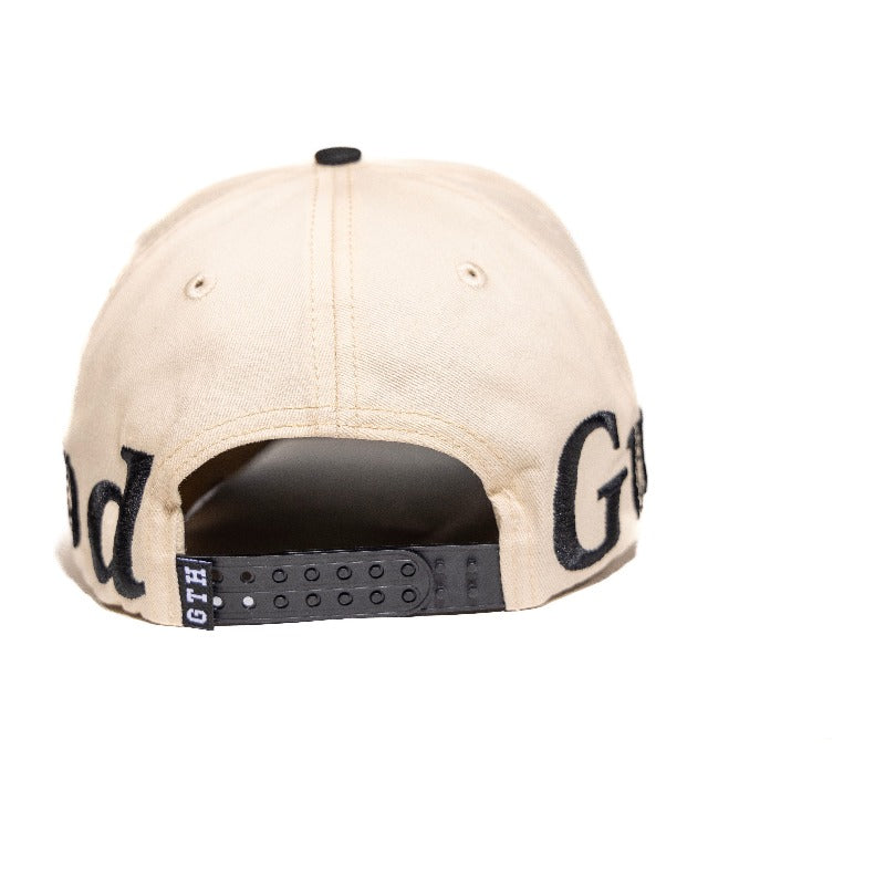 Gth "Guard The Hood Snapback Hat" - Beige Snapback Hat