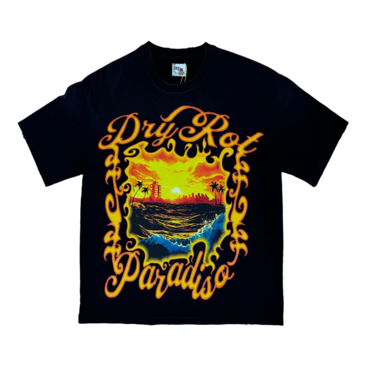 Dry Rot "Fairy Tail Black Tee" T-Shirt - Graphic Print