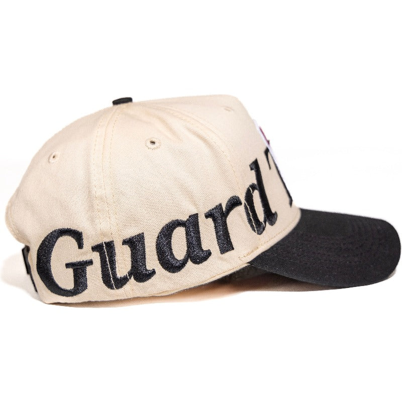 Gth "Guard The Hood Snapback Hat" - Beige Snapback Hat