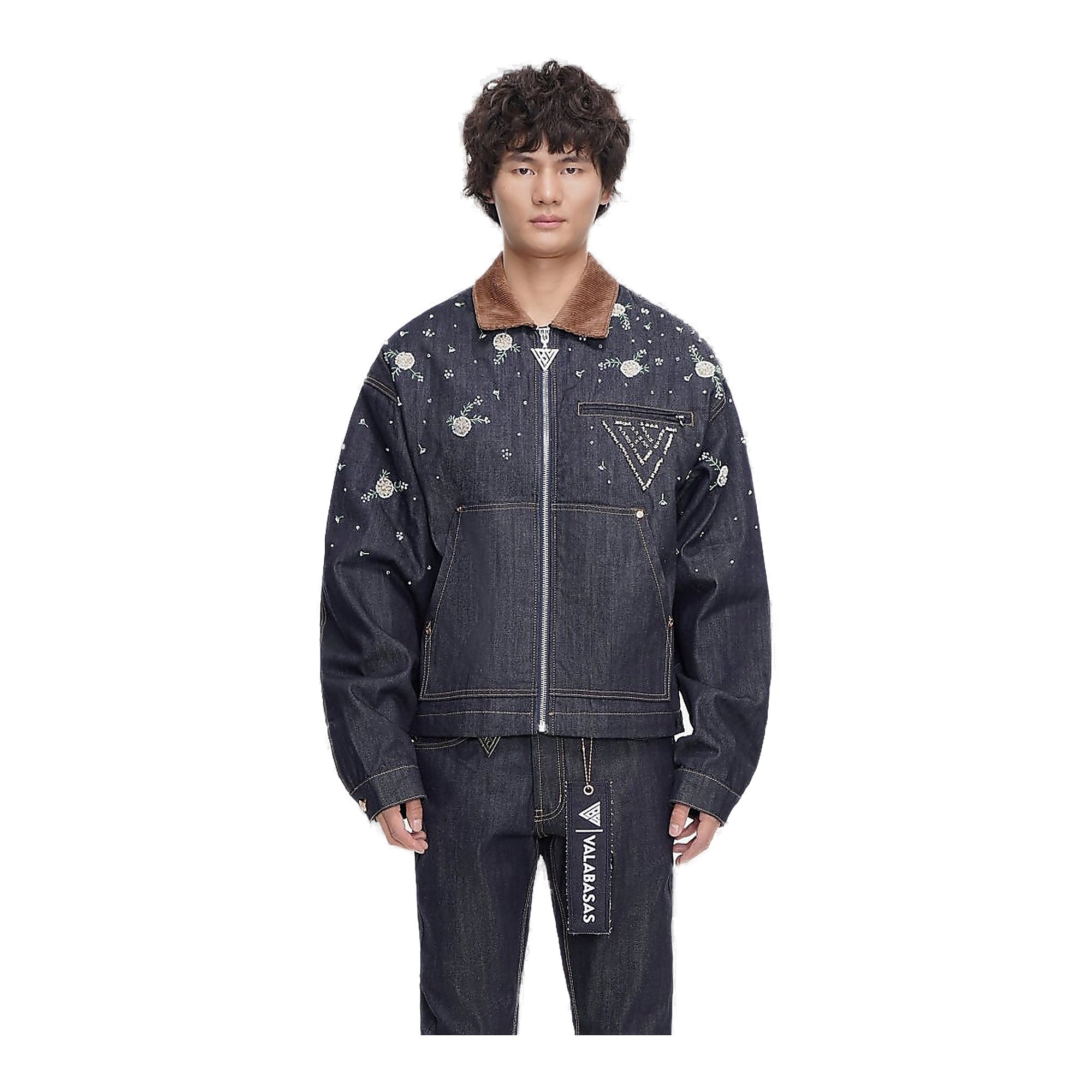 Valabasas Charm Denim Jacket - Dark Wash
