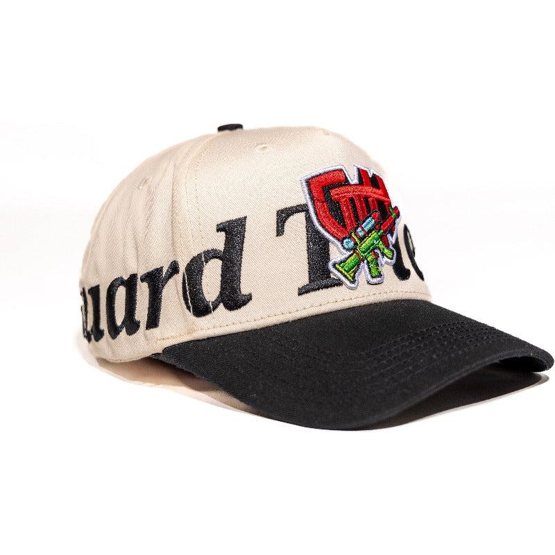 Gth "Guard The Hood Snapback Hat" - Beige Snapback Hat
