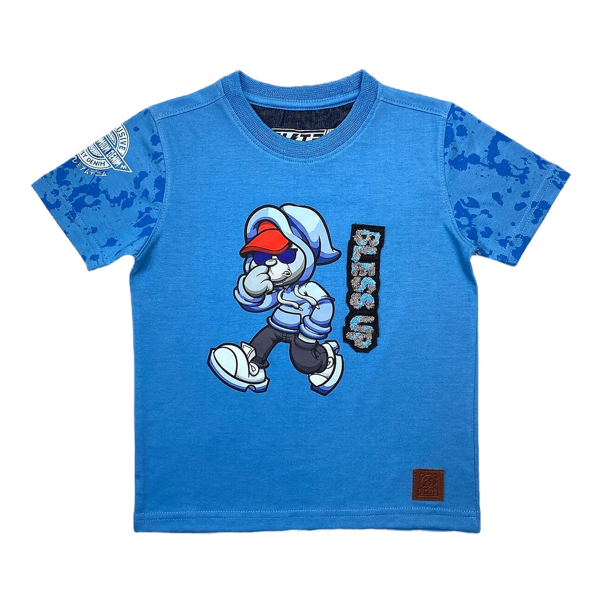 Elite Bless Up Kids T-Shirt - Blue