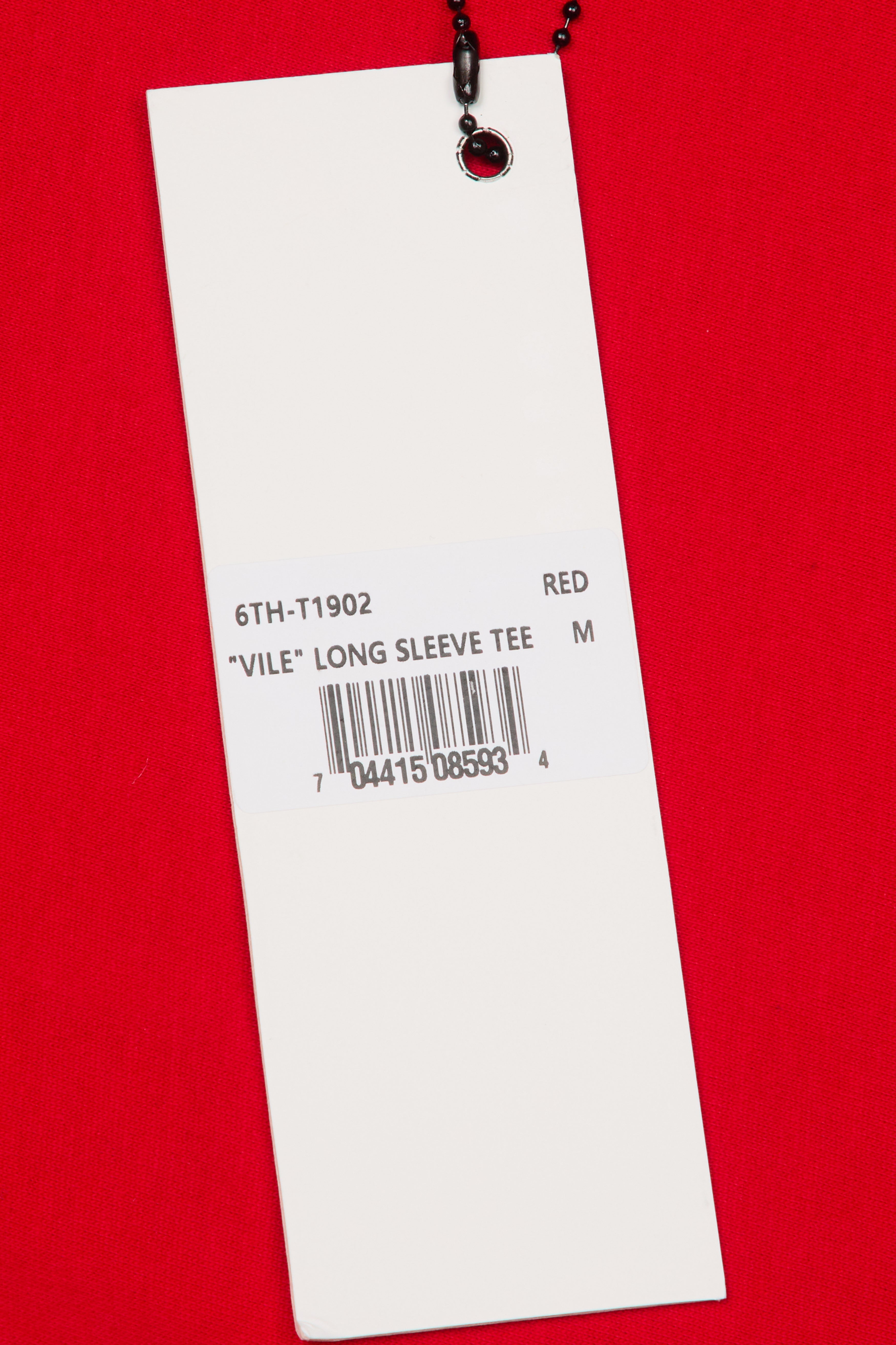 6Th Nbrhd Vile Men's T-Shirt - Red