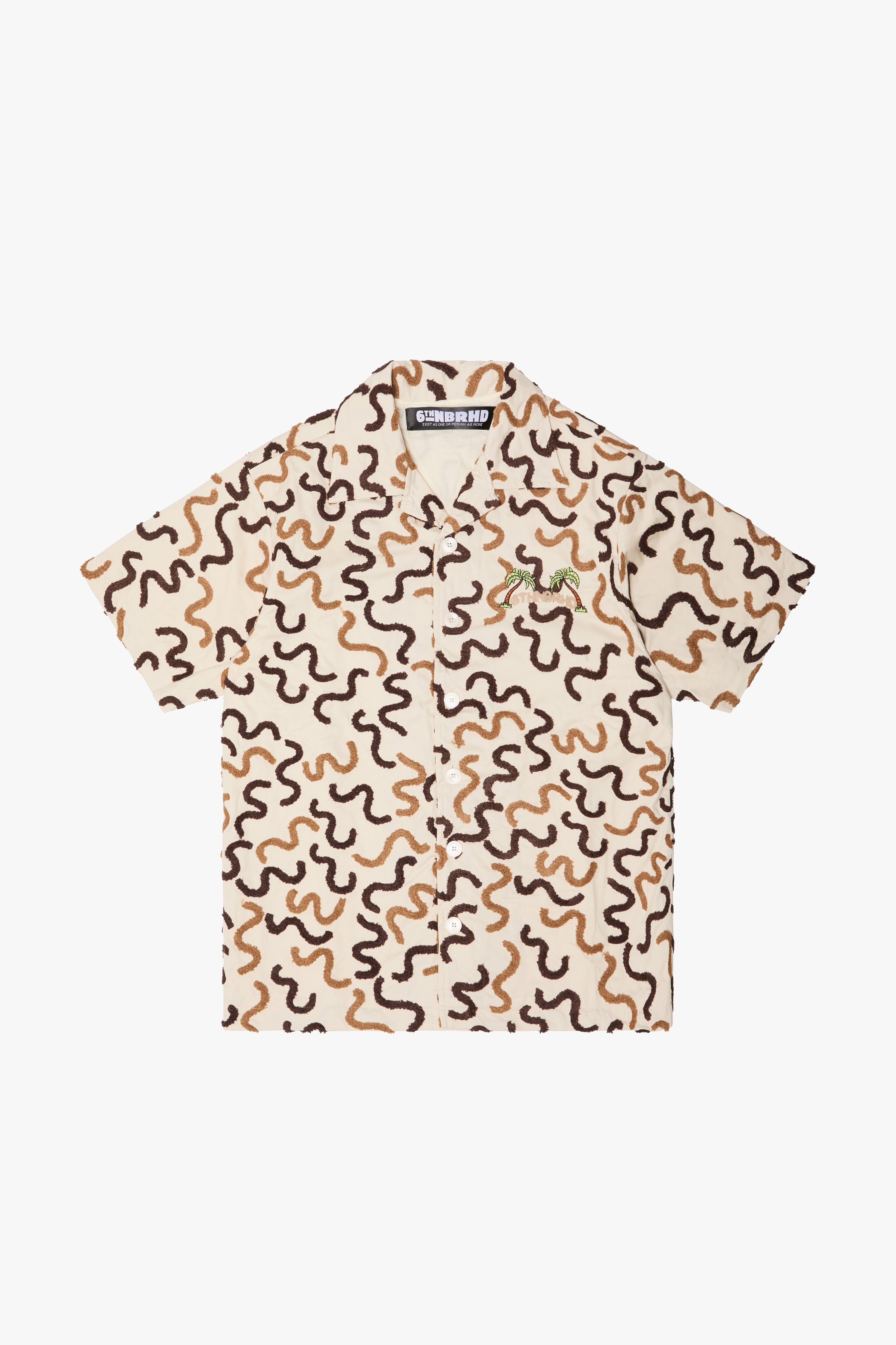 6Th Nbrhd Cruise Men's Shirt - Beige