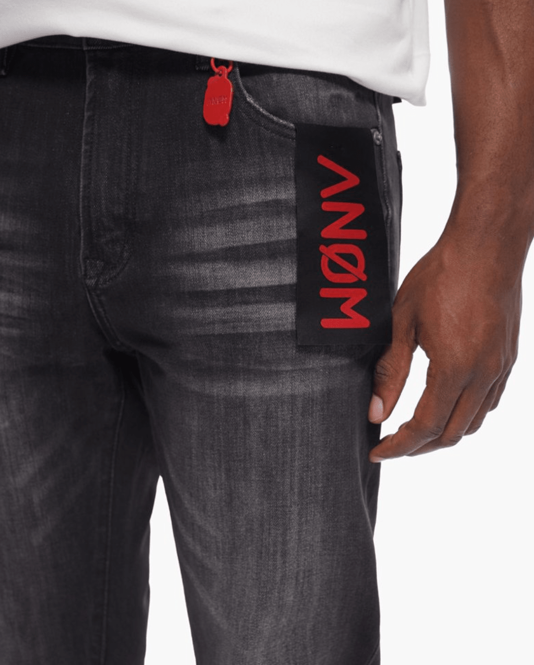 Men's 360 Skinny Black Wash Jeans