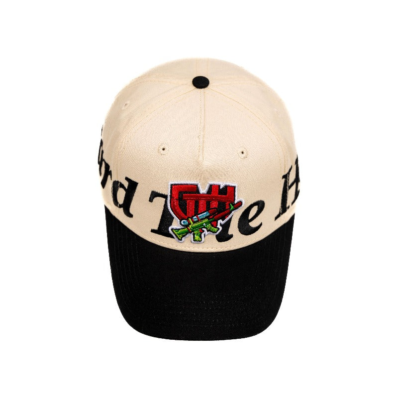 Gth "Guard The Hood Snapback Hat" - Beige Snapback Hat