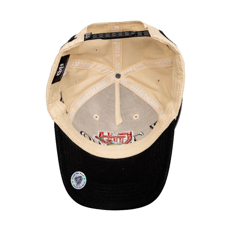 Gth "Guard The Hood Snapback Hat" - Beige Snapback Hat