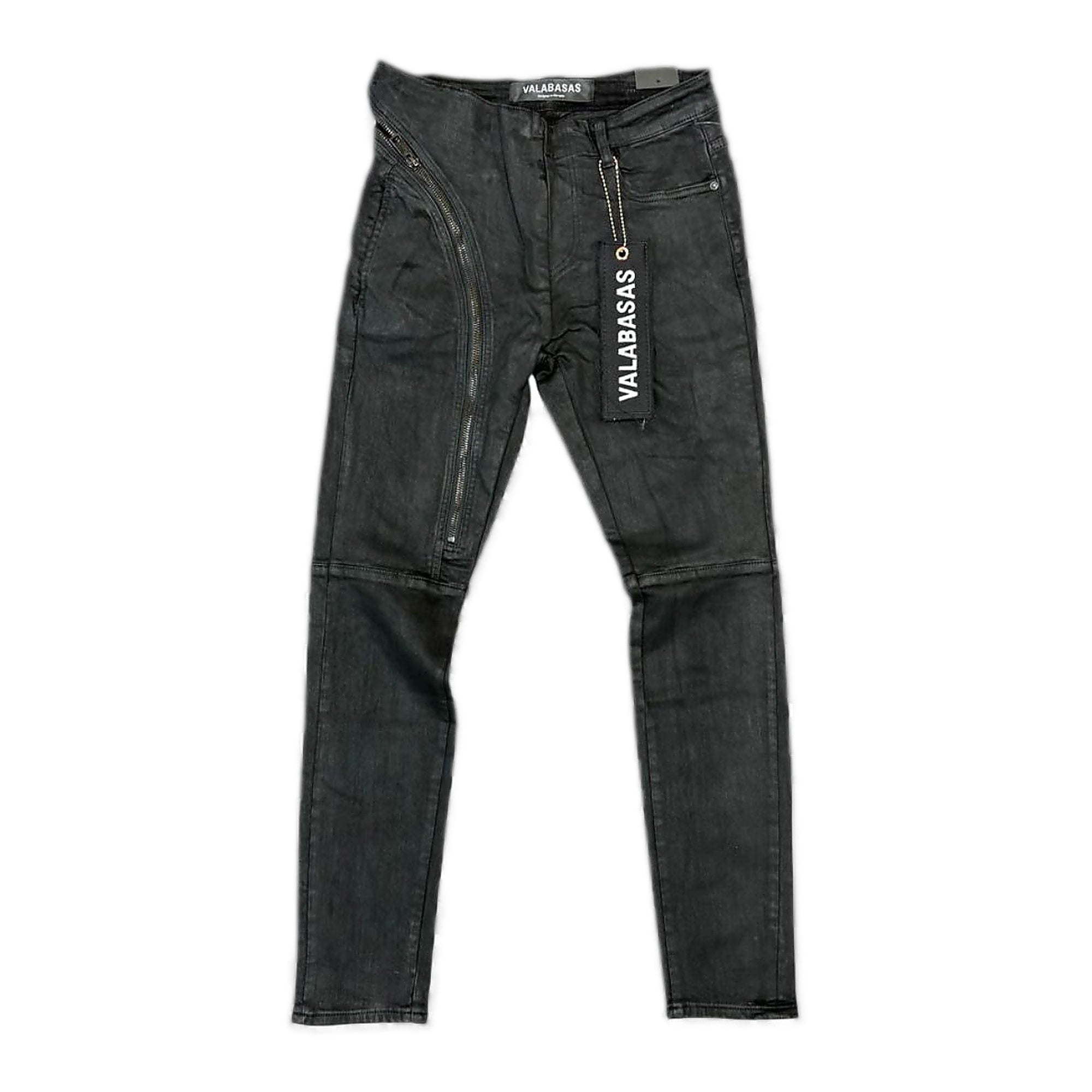 Valabasas "Slickline" Jeans - Zippered Detailing