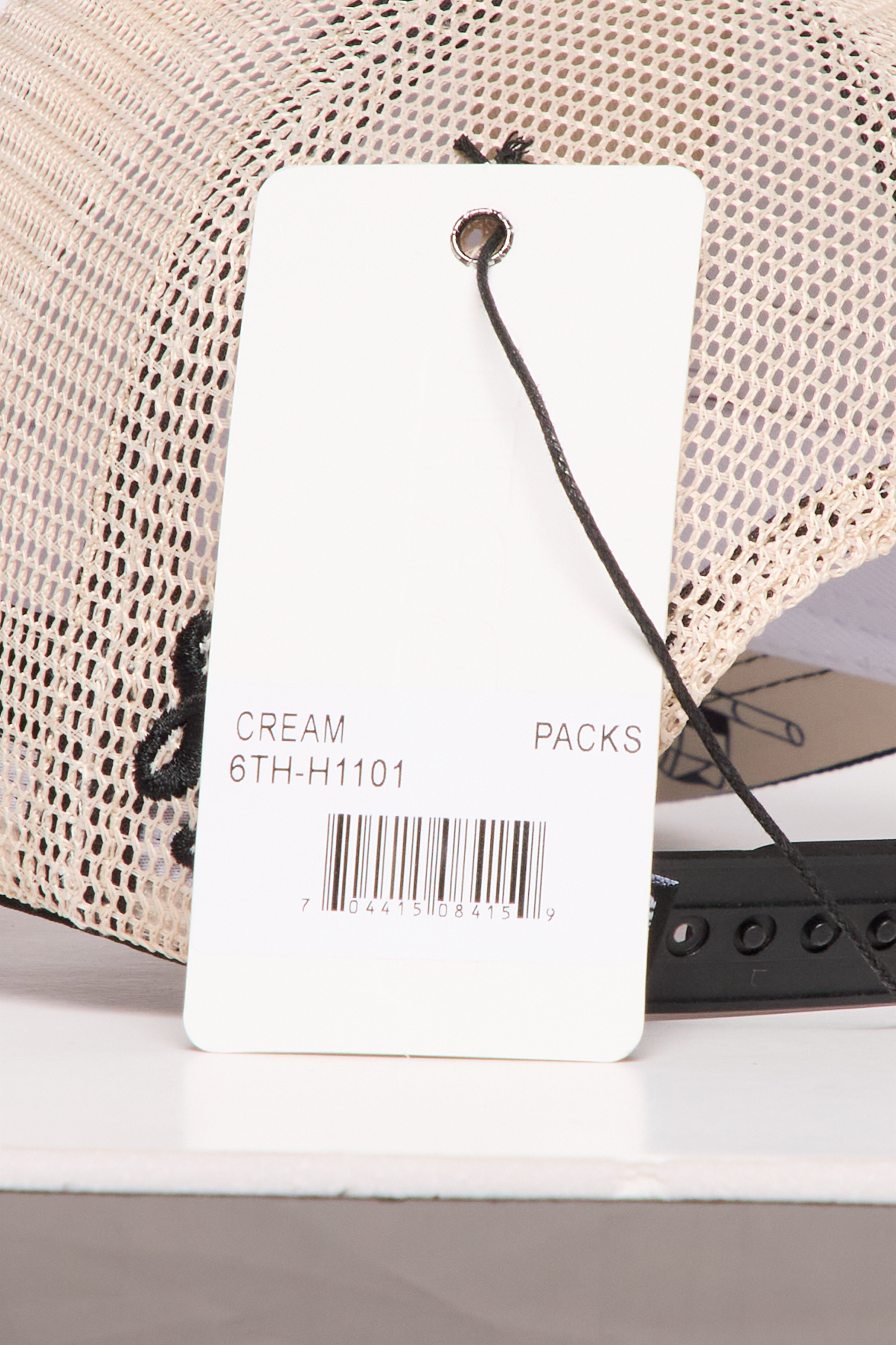 6Th Nbrhd Packs Snapback Hat - Beige