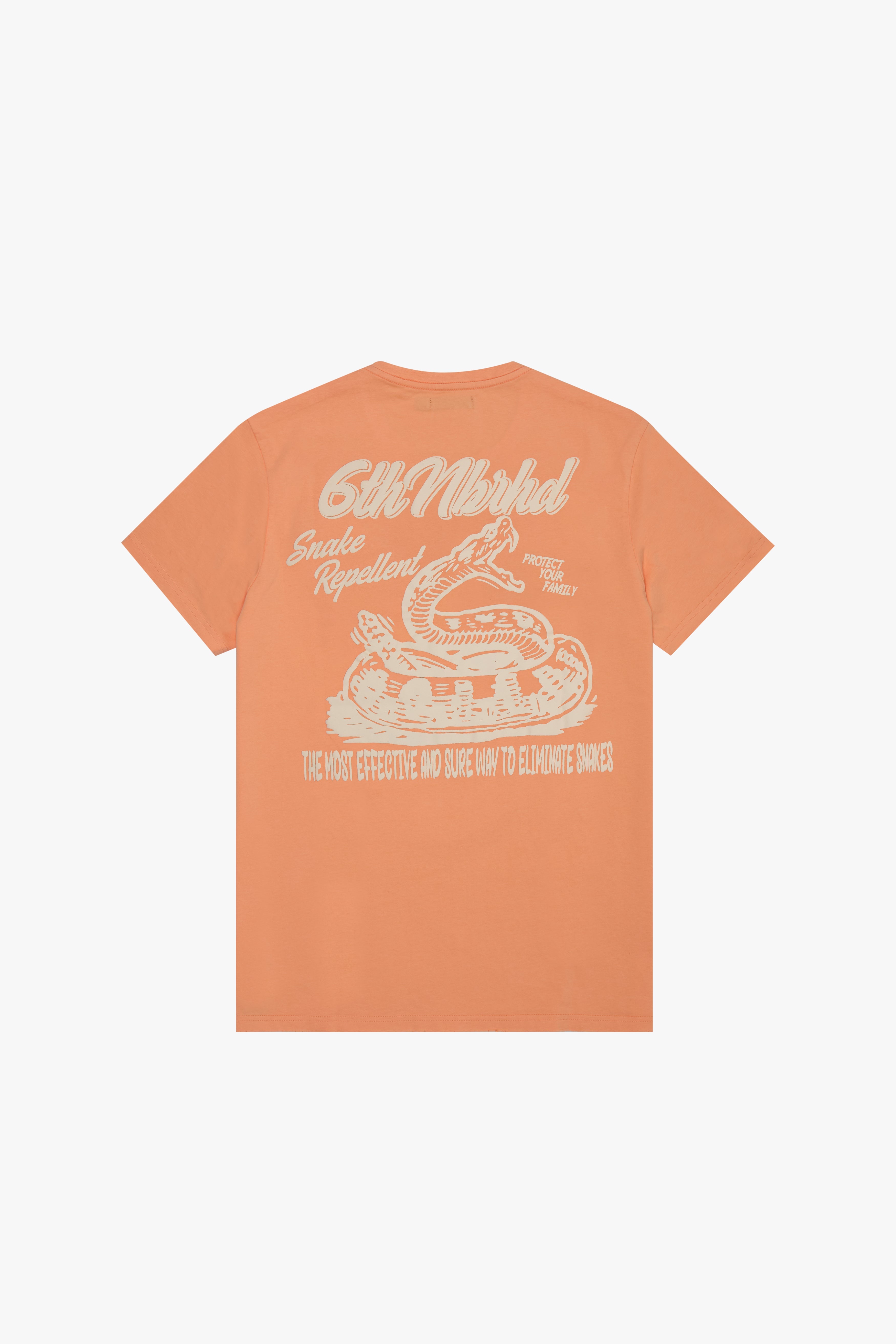 6Th Nbrhd Snake Repellent T-Shirt - Orange