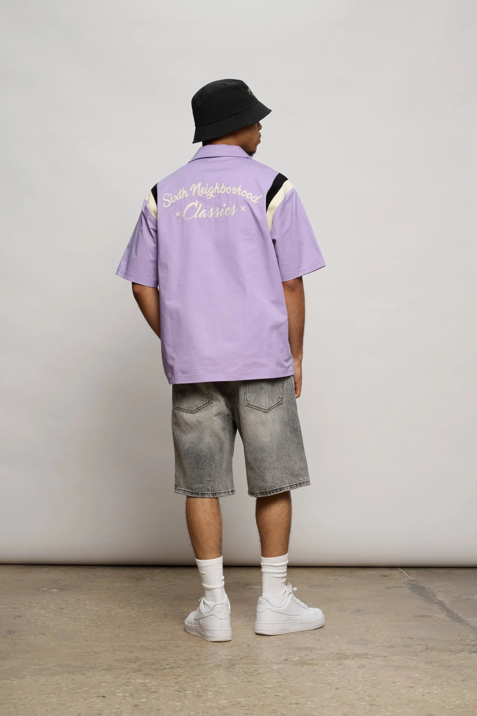 6Th Nbrhd Shoulder Stripe Shirt - Boxy Fit