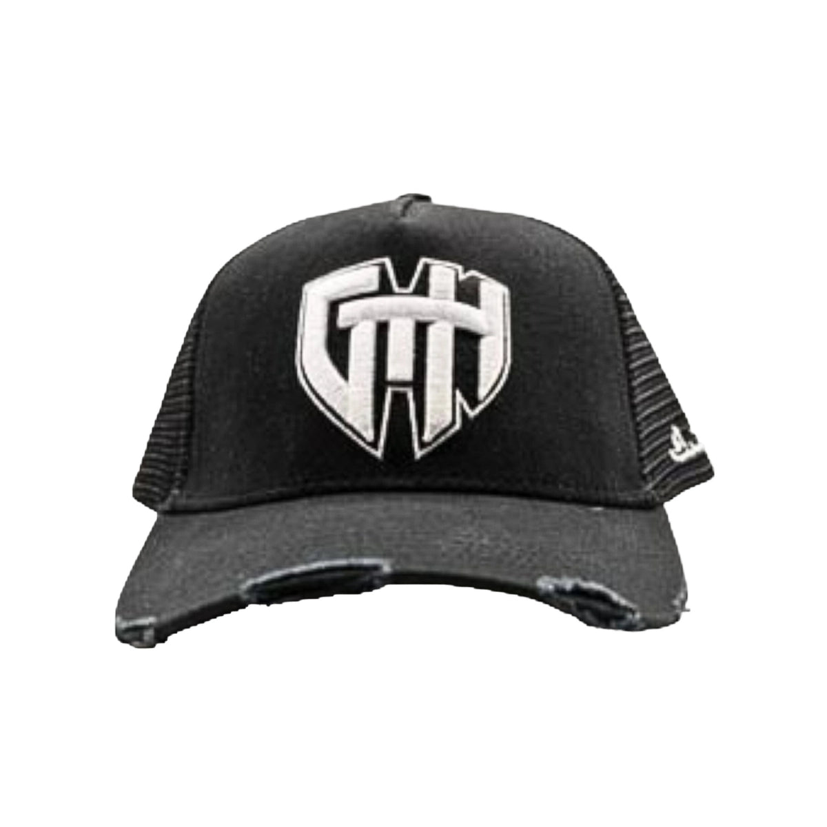 Gth "Arabian Text (White)" Trucker Hat - Embroidered