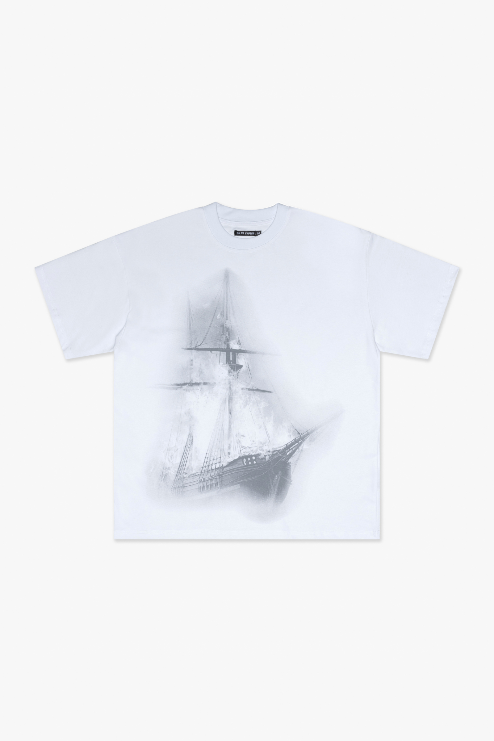 Silnt Chptrs Ship Tee - Oversized Graphic