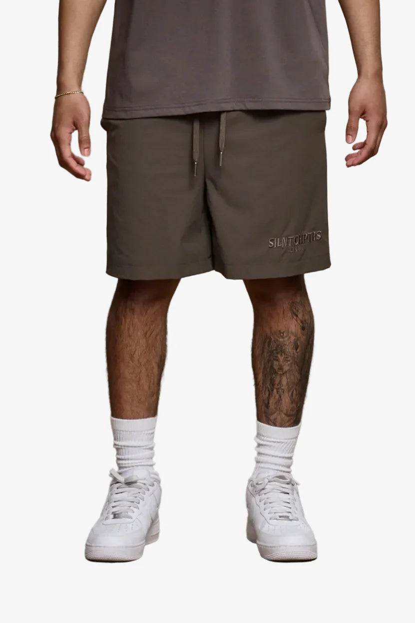 Silnt Chptrs Logo Shorts - Relaxed Fit