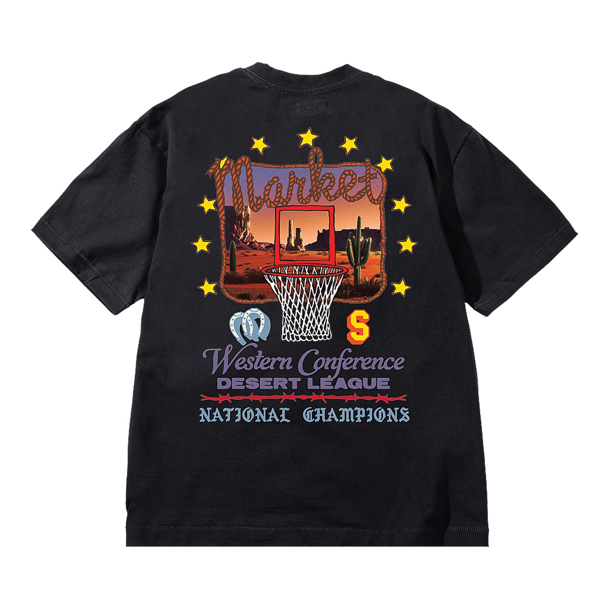 Market Black T-Shirt